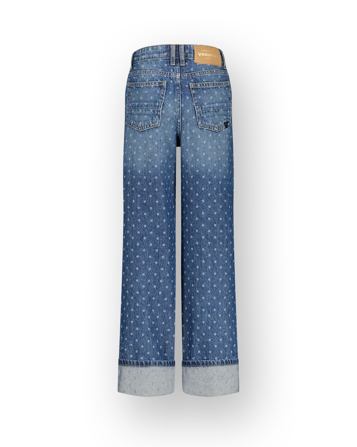 Mädchen Wide leg Jeans Cato Dots | Blau