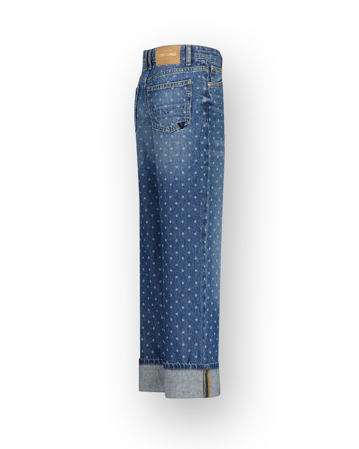 Mädchen Wide leg Jeans Cato Dots | Blau