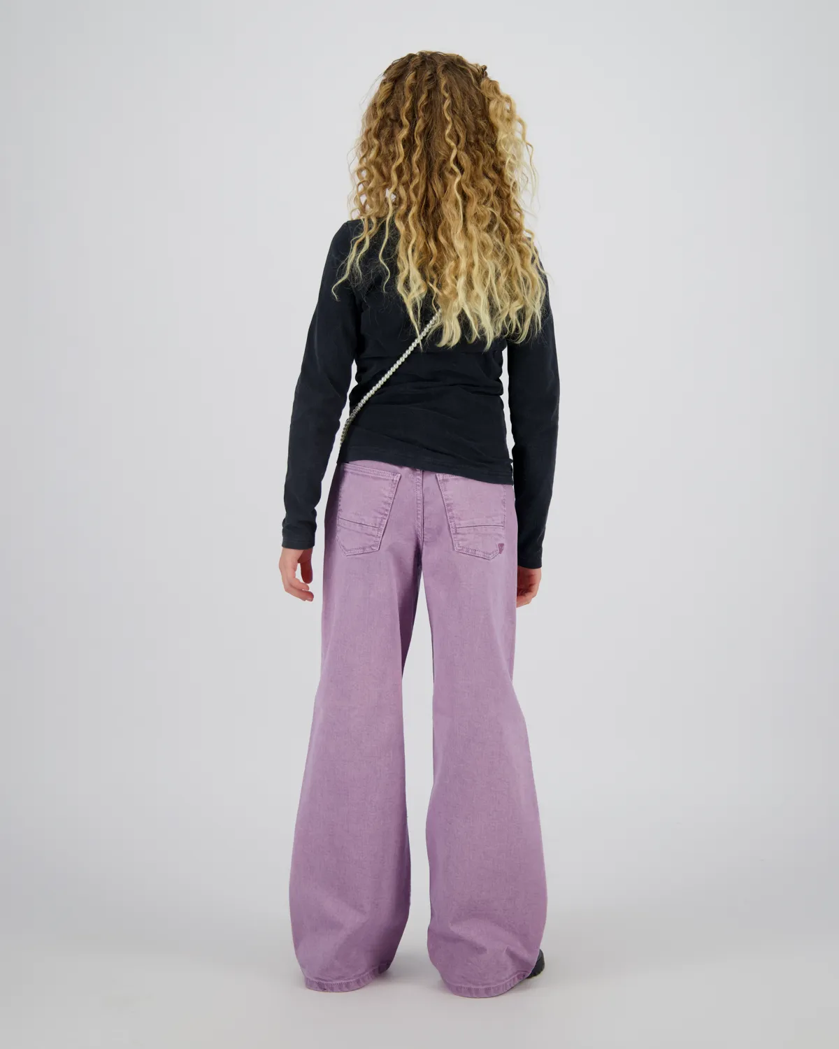 Mädchen Extra wide leg Jeans Cassie Color | Lila
