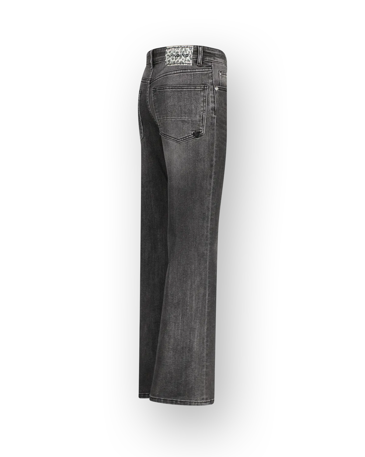 Mädchen Straight flare Jeans Claire | Grau