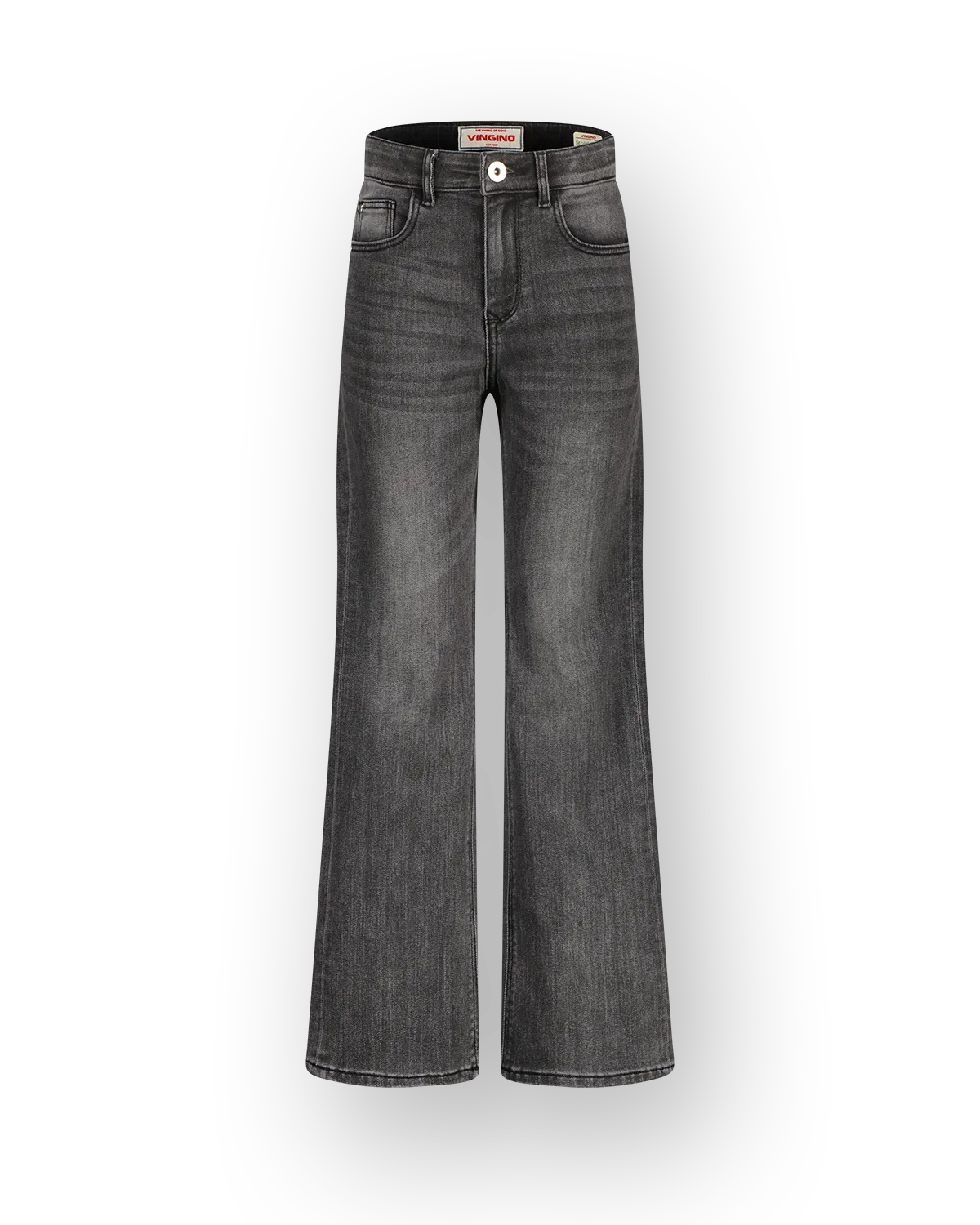 Mädchen Straight flare Jeans Claire | Grau