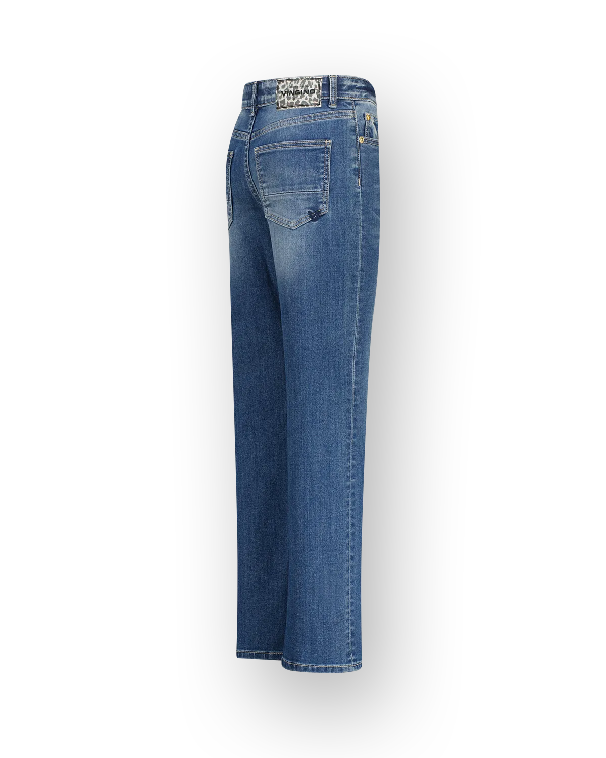 Mädchen Straight Jeans Crystel | Blau
