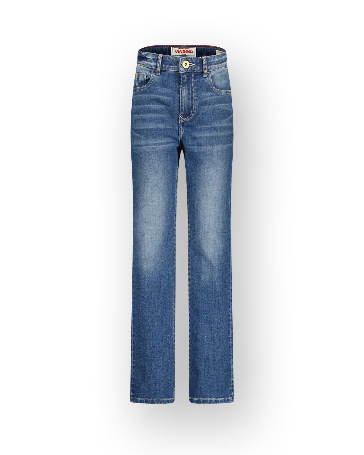 Mädchen Straight Jeans Crystel | Blau