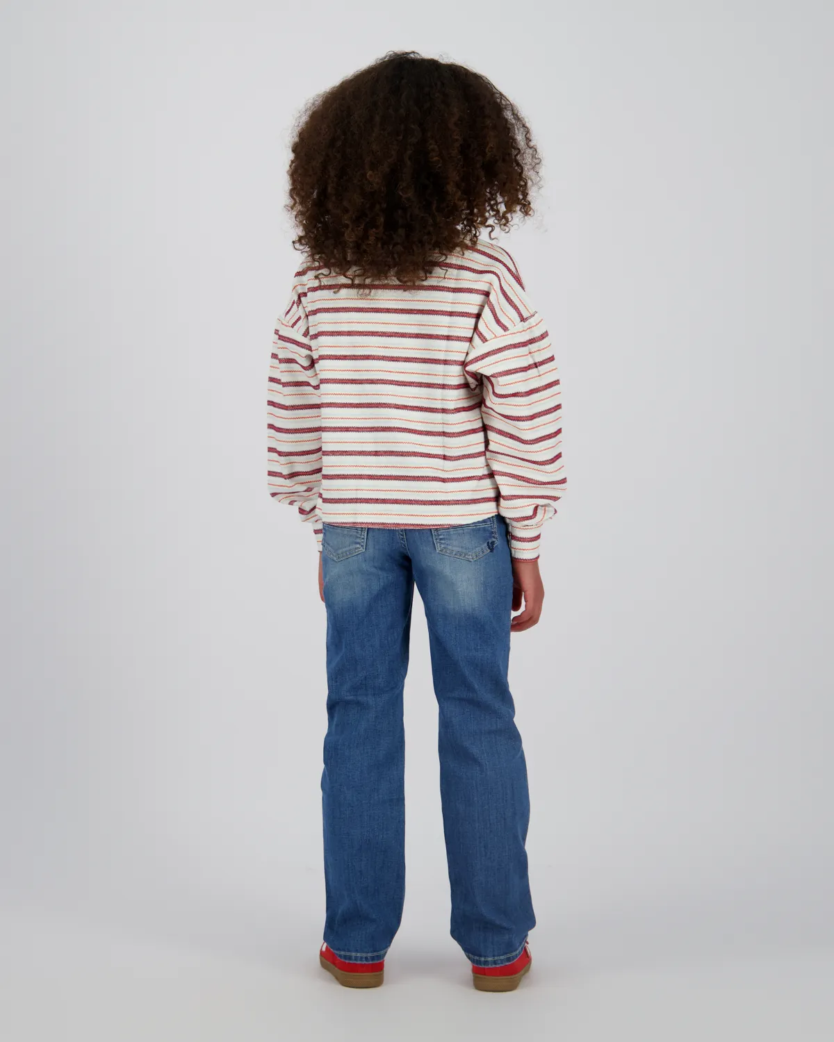 Mädchen Straight Jeans Crystel | Blau