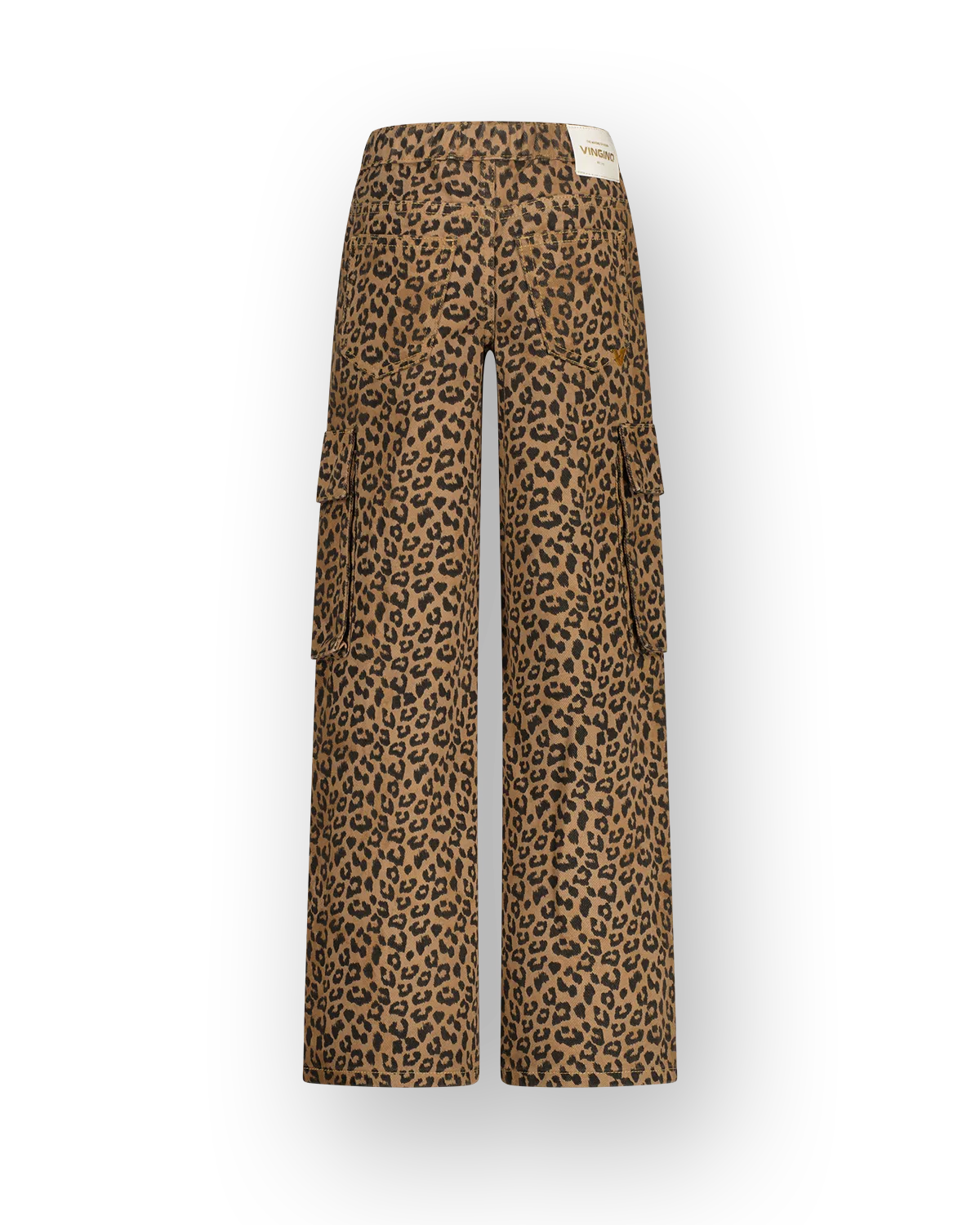 Mädchen Extra wide leg Jeans Cassie Cargo | Braun