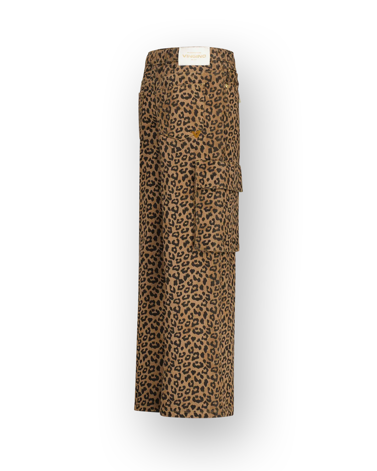 Mädchen Extra wide leg Jeans Cassie Cargo | Braun