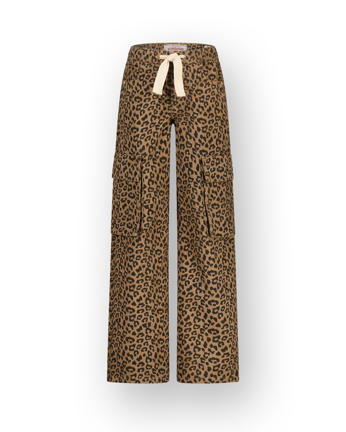 Mädchen Extra wide leg Jeans Cassie Cargo | Braun