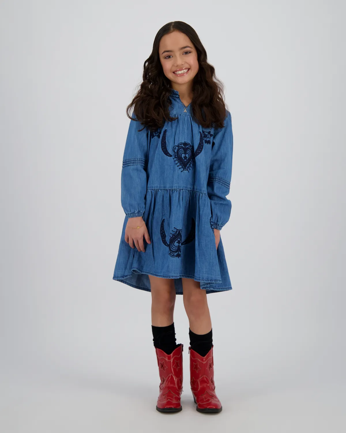 Mädchen Kleid Pascalle | Blau