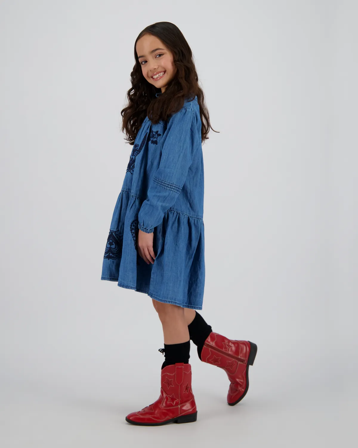 Mädchen Kleid Pascalle | Blau