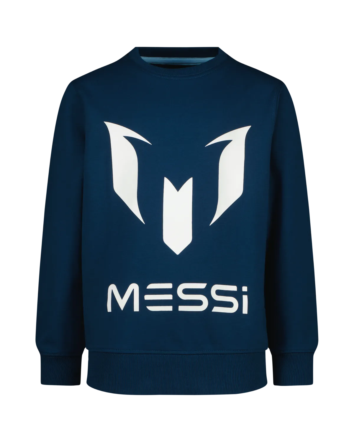 Jungen Sweater Logo-Crew-Messi | Blau
