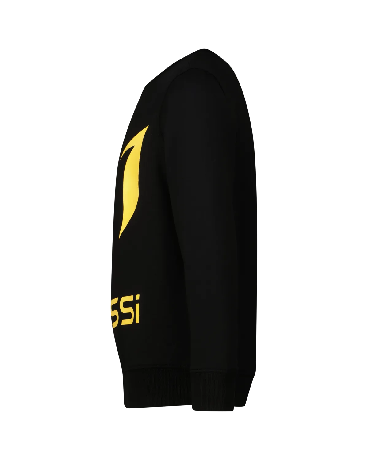 Jungen Sweater Logo-Crew-Messi | Schwarz