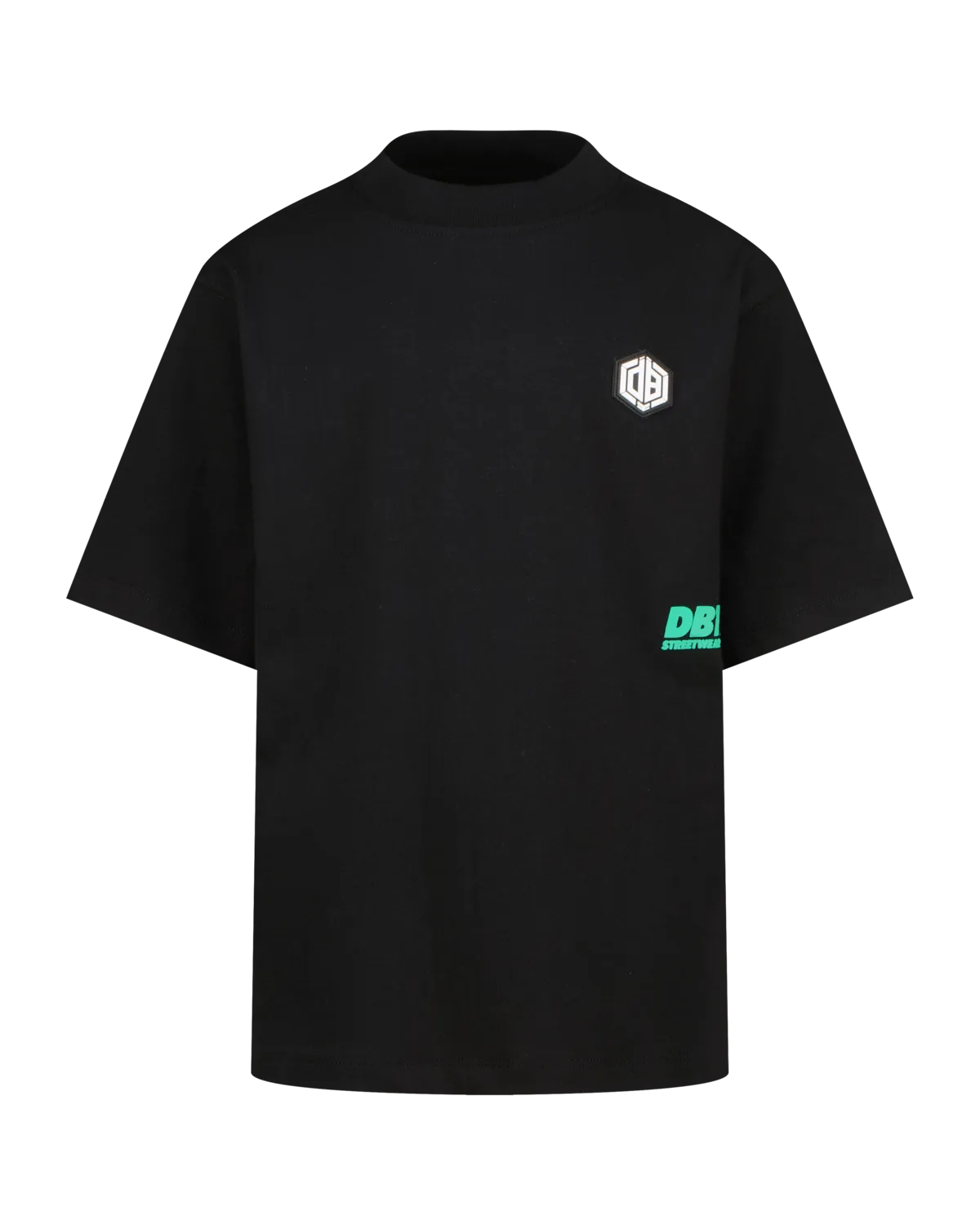 Jungen Oversized T-shirt Hack | Schwarz