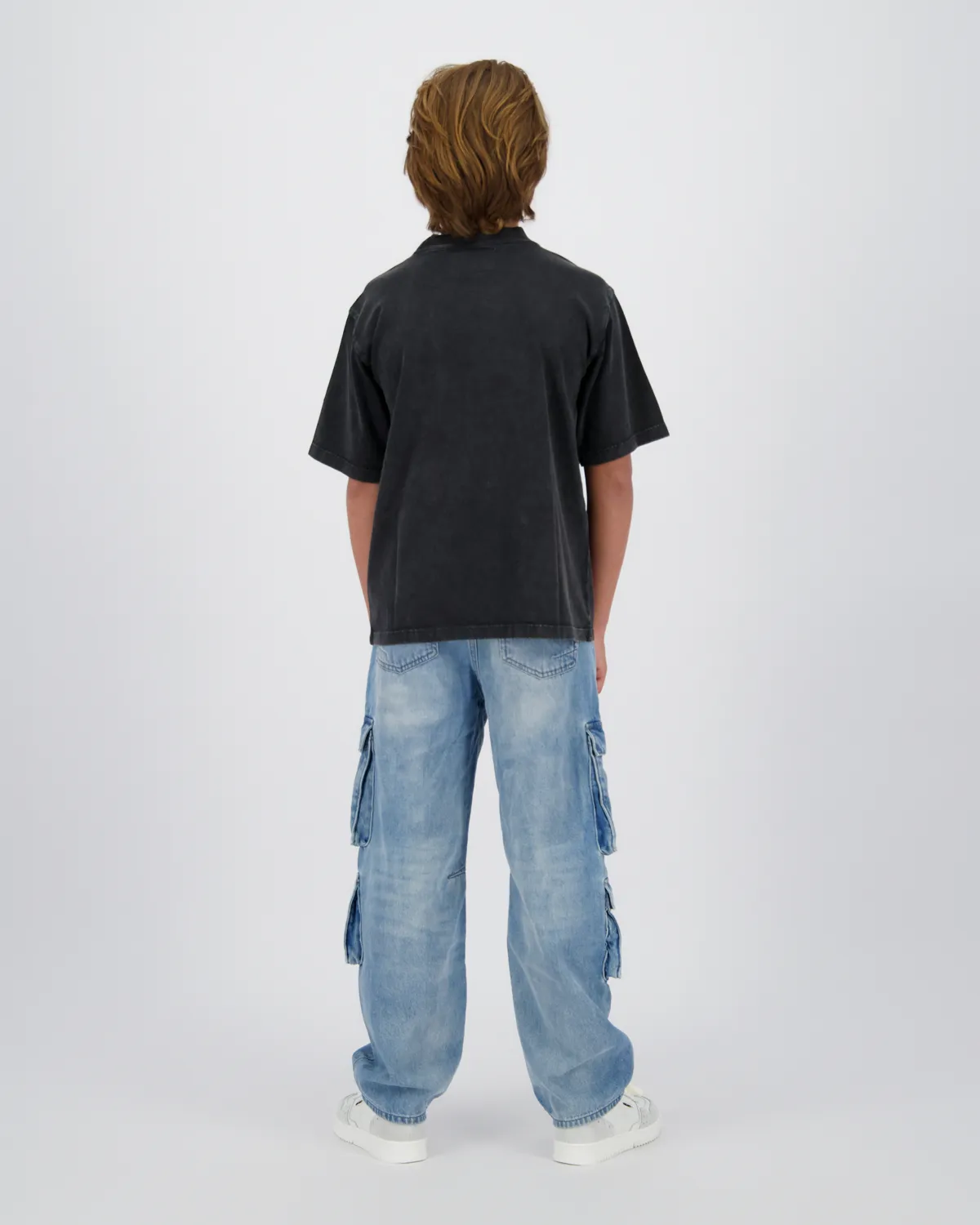 Jungen Oversized T-shirt Hacid | Schwarz
