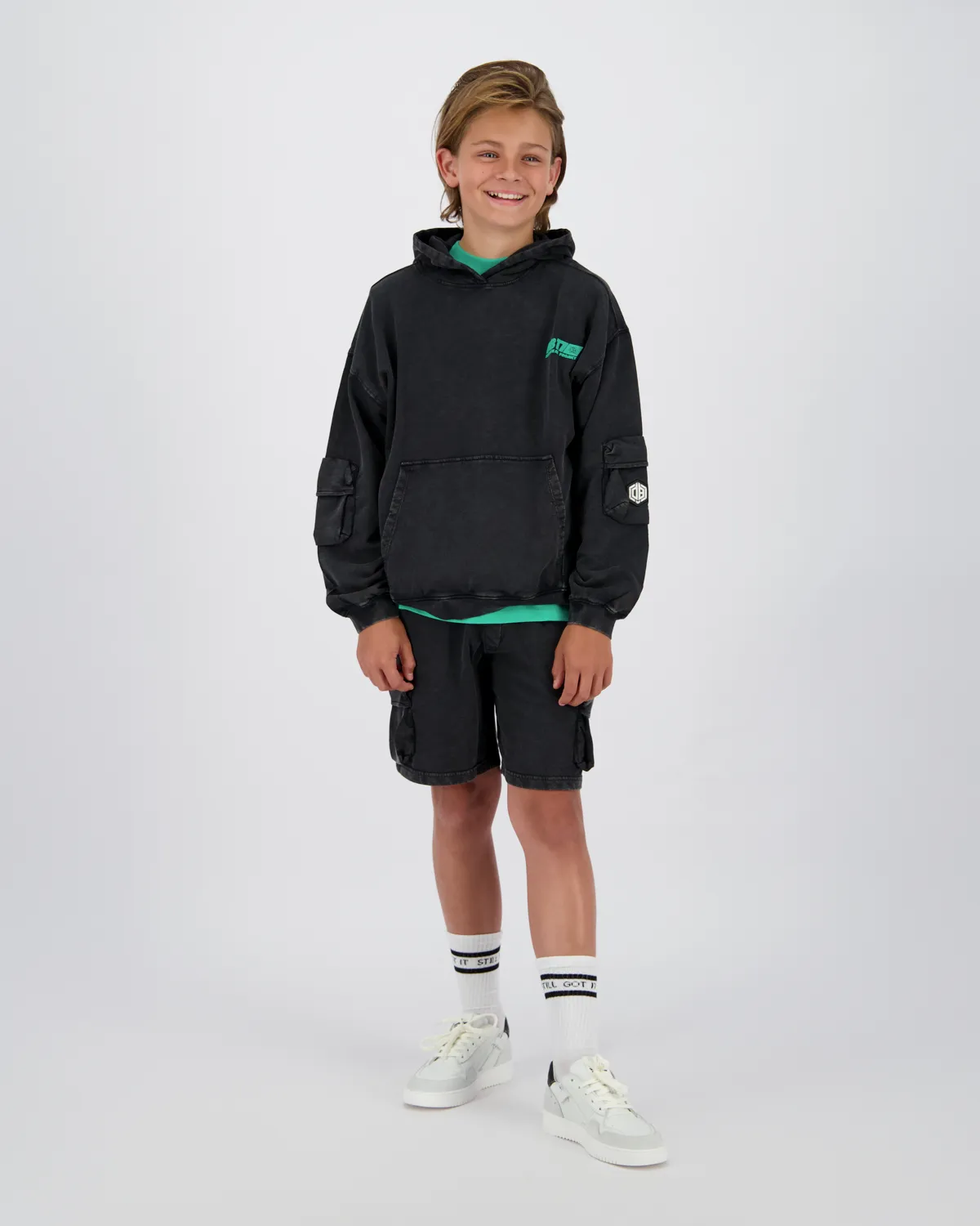 Jungen Oversized Sweater Mocco | Schwarz