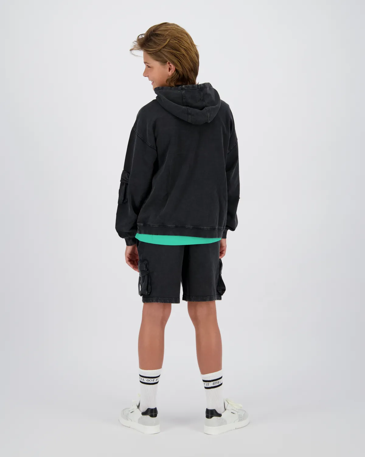 Jungen Oversized Sweater Mocco | Schwarz