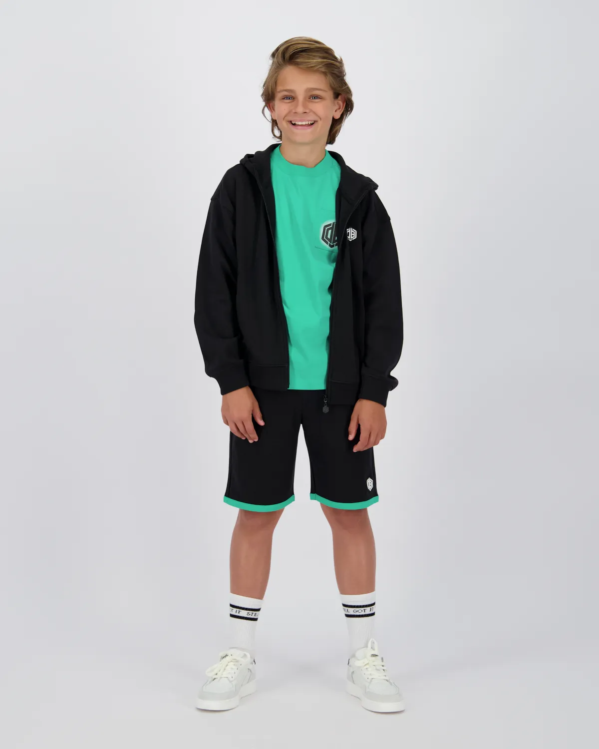 Jungen Oversized Sweater Otam | Schwarz
