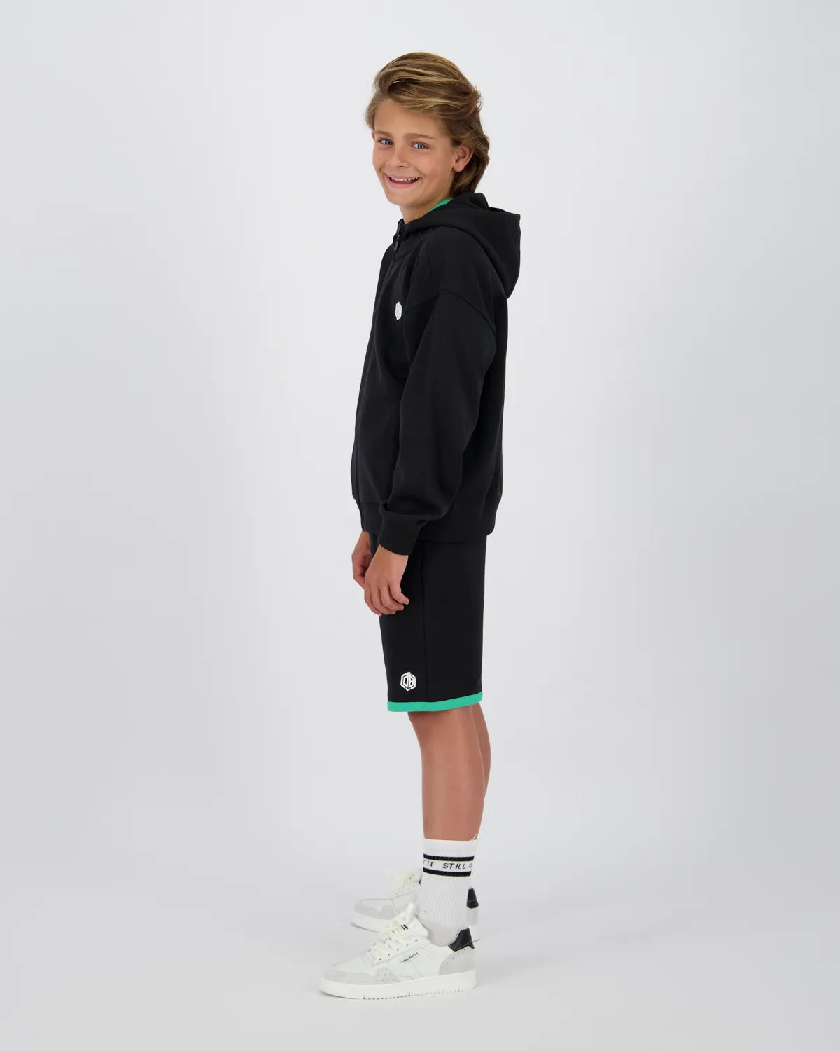 Jungen Oversized Sweater Otam | Schwarz