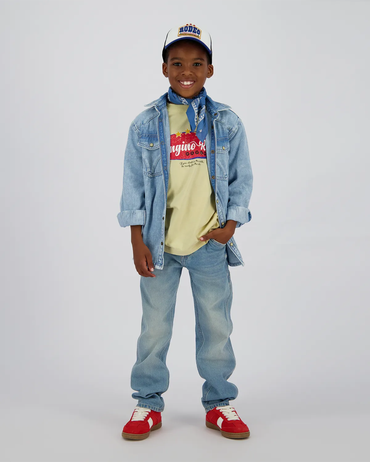 Jungen Bluse Lexas | Blau