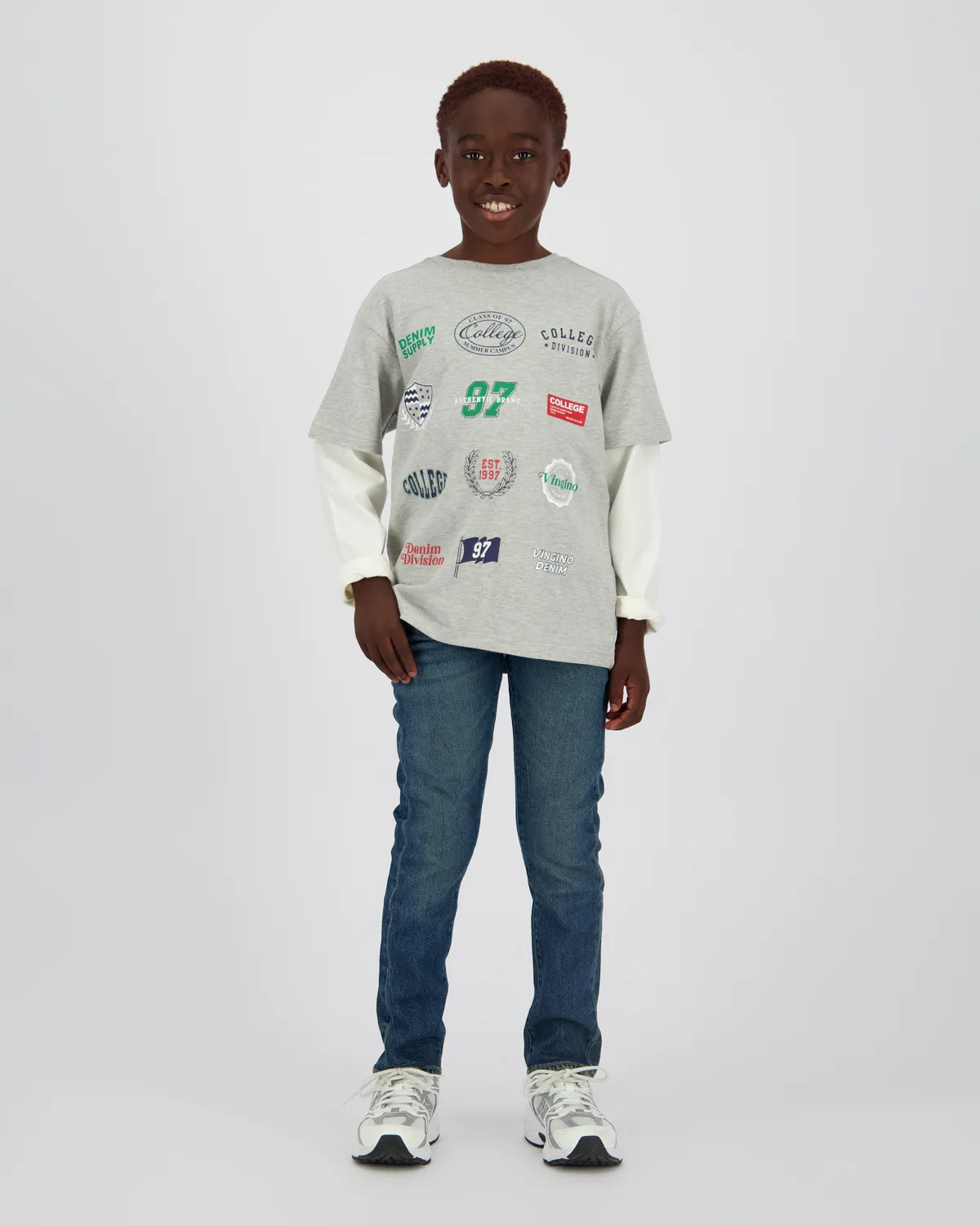 Jungen Slim Jeans Darron | Blau