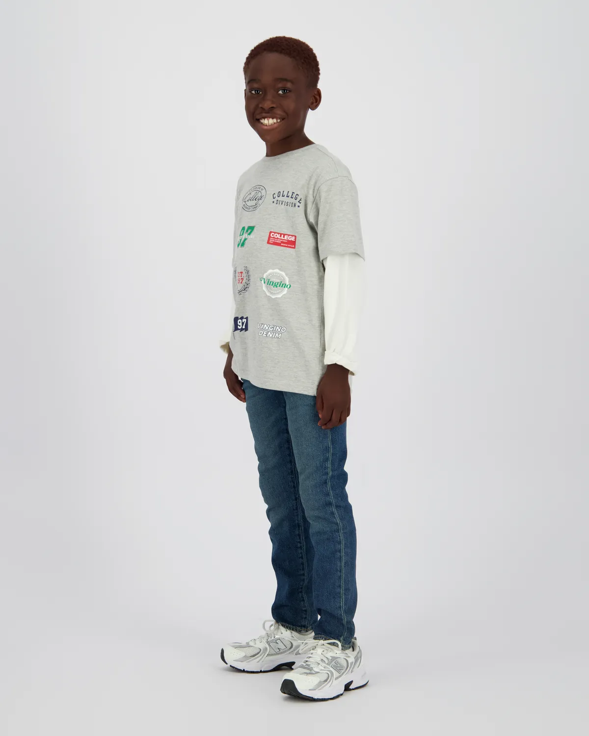 Jungen Slim Jeans Darron | Blau