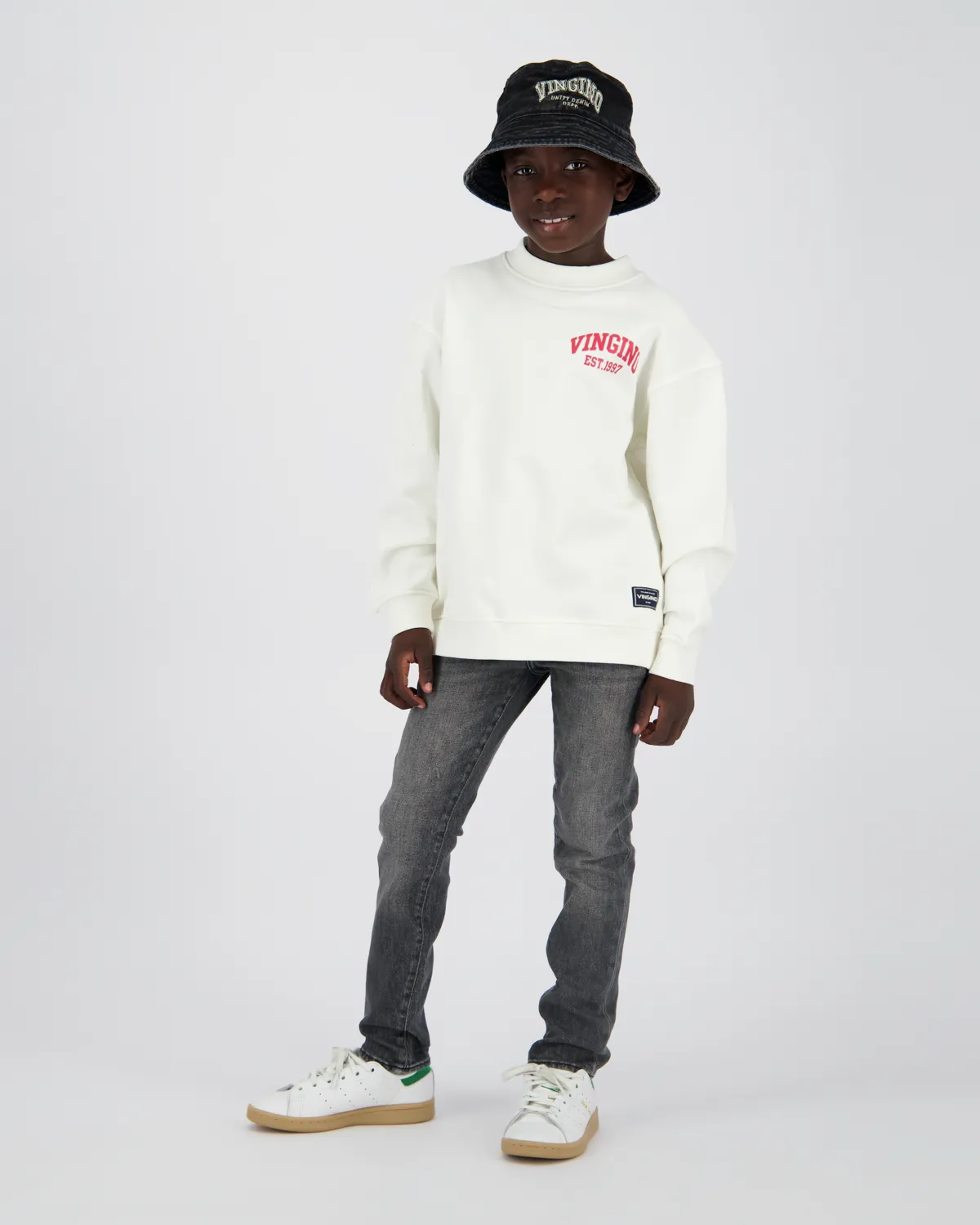 Jungen Slim Jeans Darron | Grau