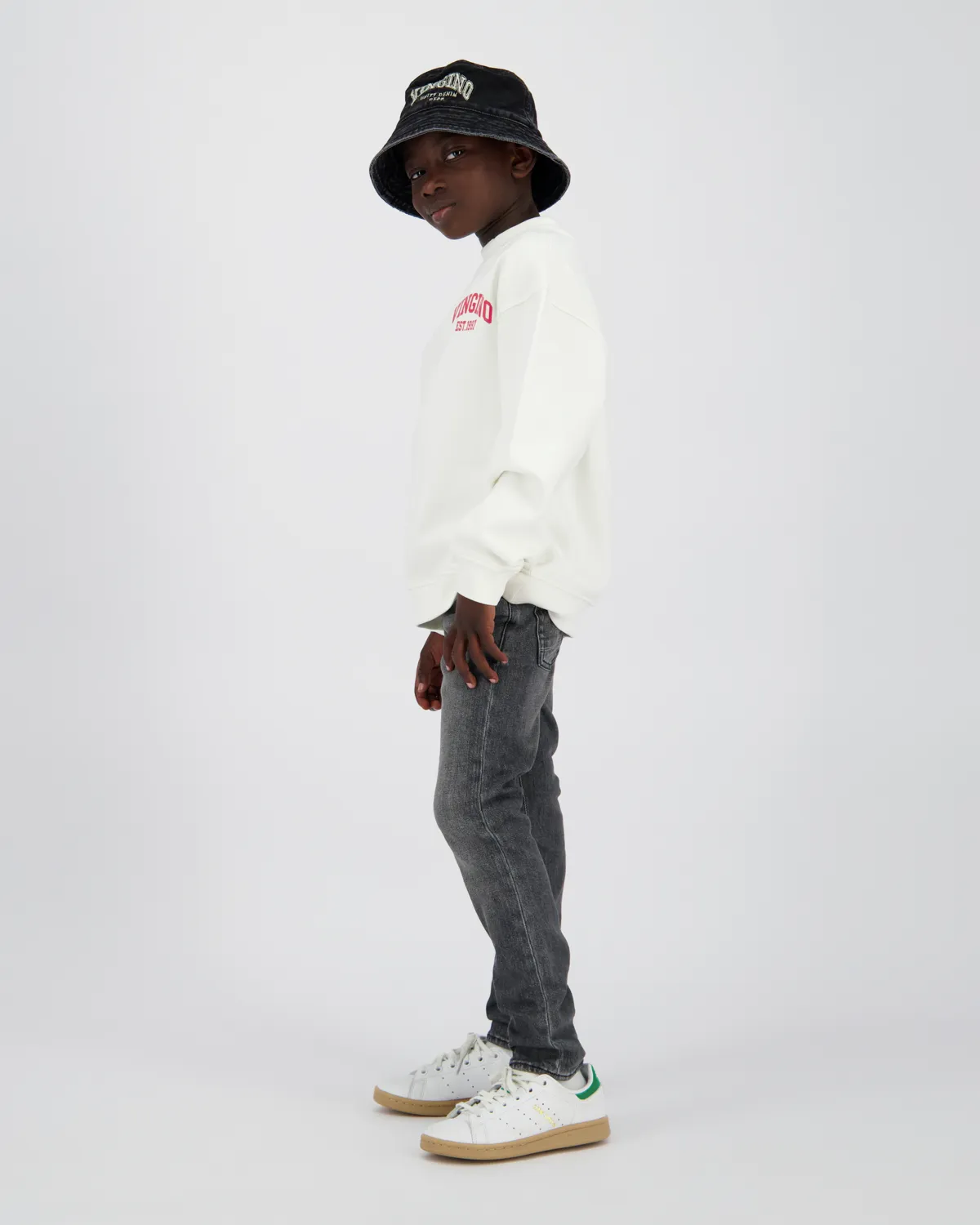 Jungen Slim Jeans Darron | Grau