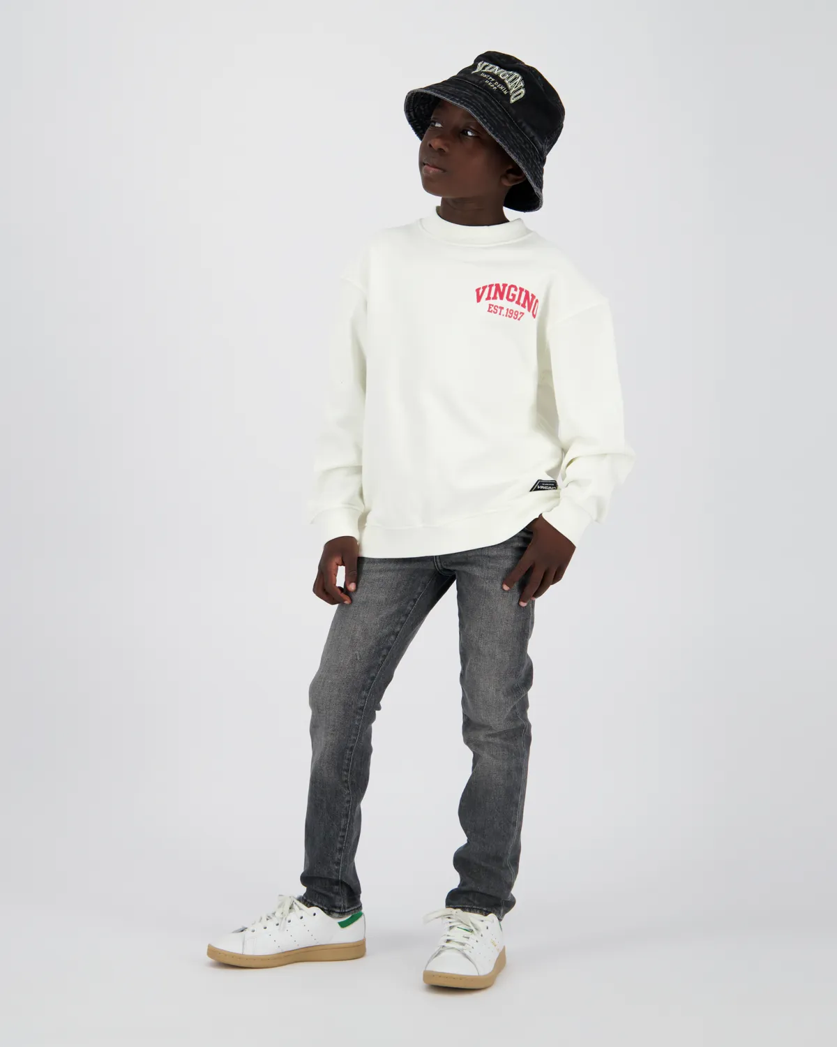 Jungen Slim Jeans Darron | Grau
