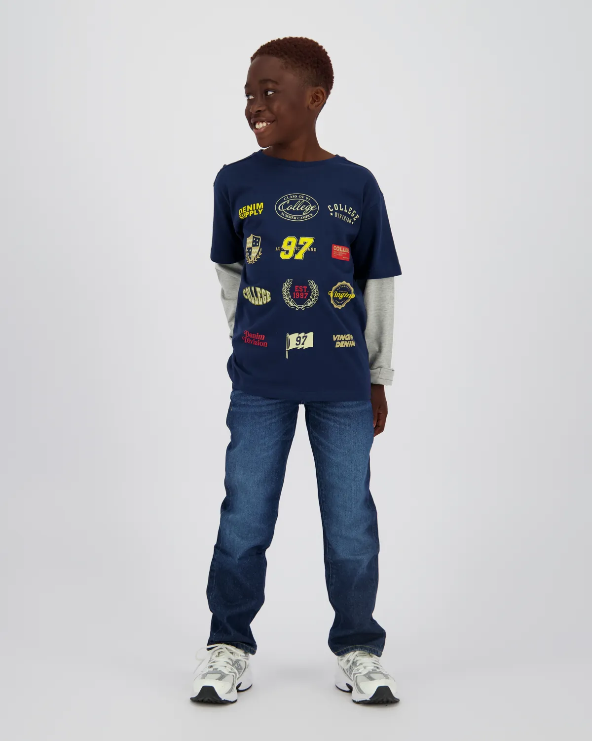 Jungen Regular Jeans Brent | Blau