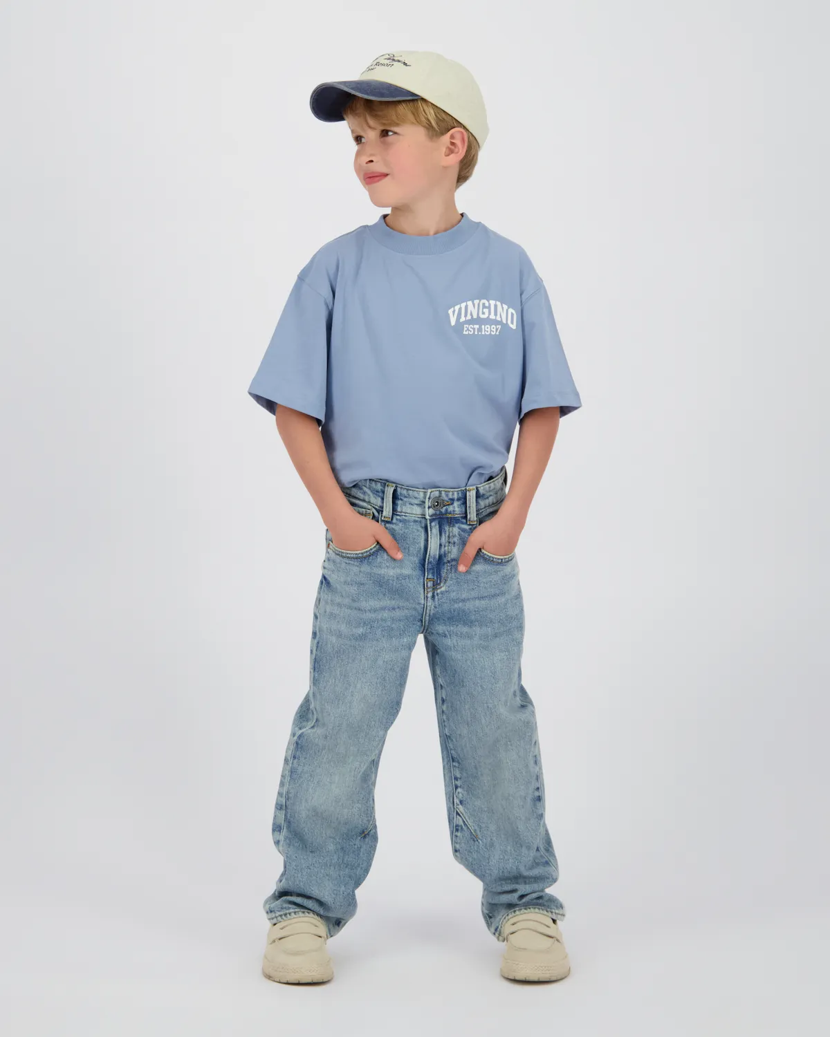 Jungen Relaxed Jeans Geraldo | Blau