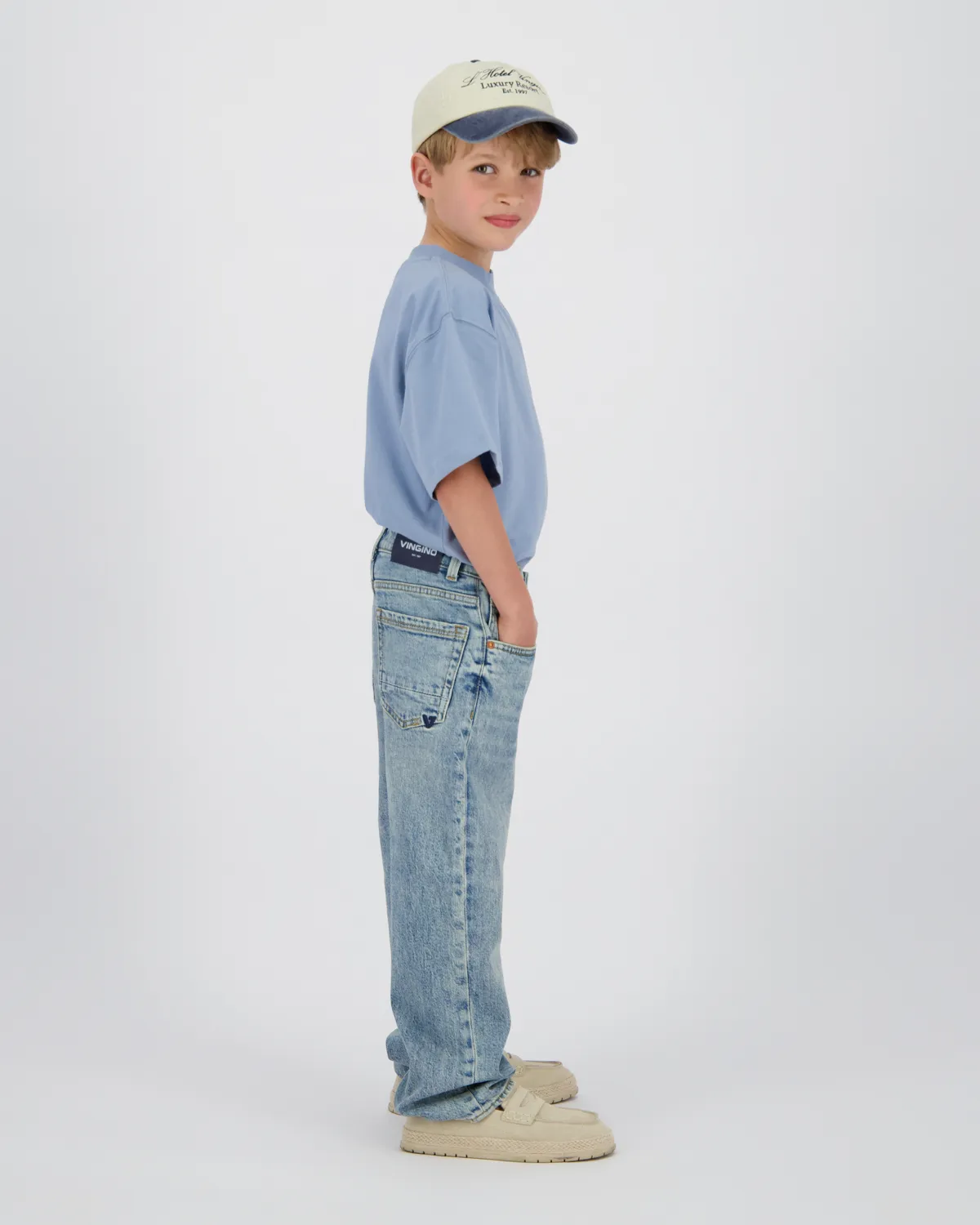 Jungen Relaxed Jeans Geraldo | Blau