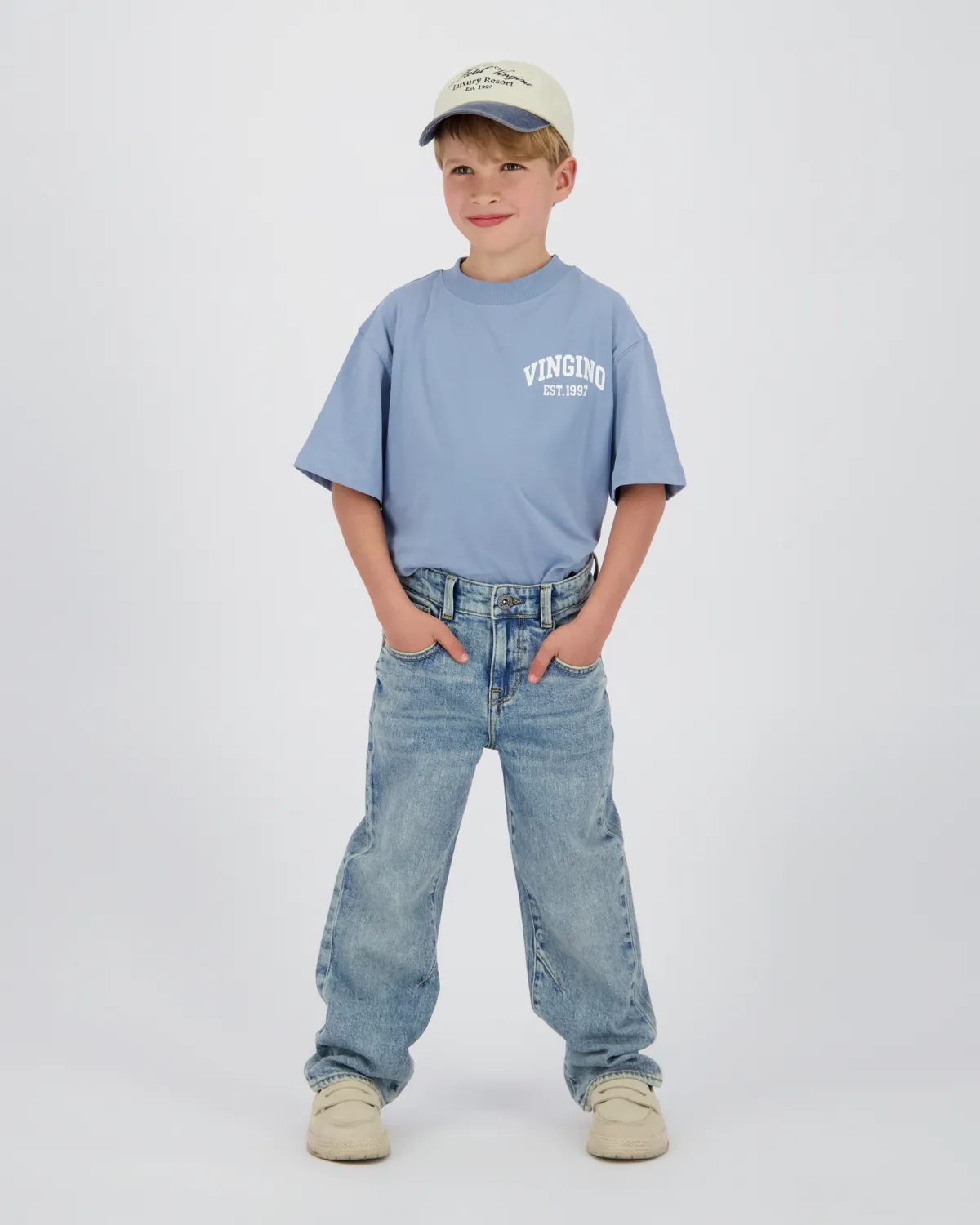 Jungen Relaxed Jeans Geraldo | Blau