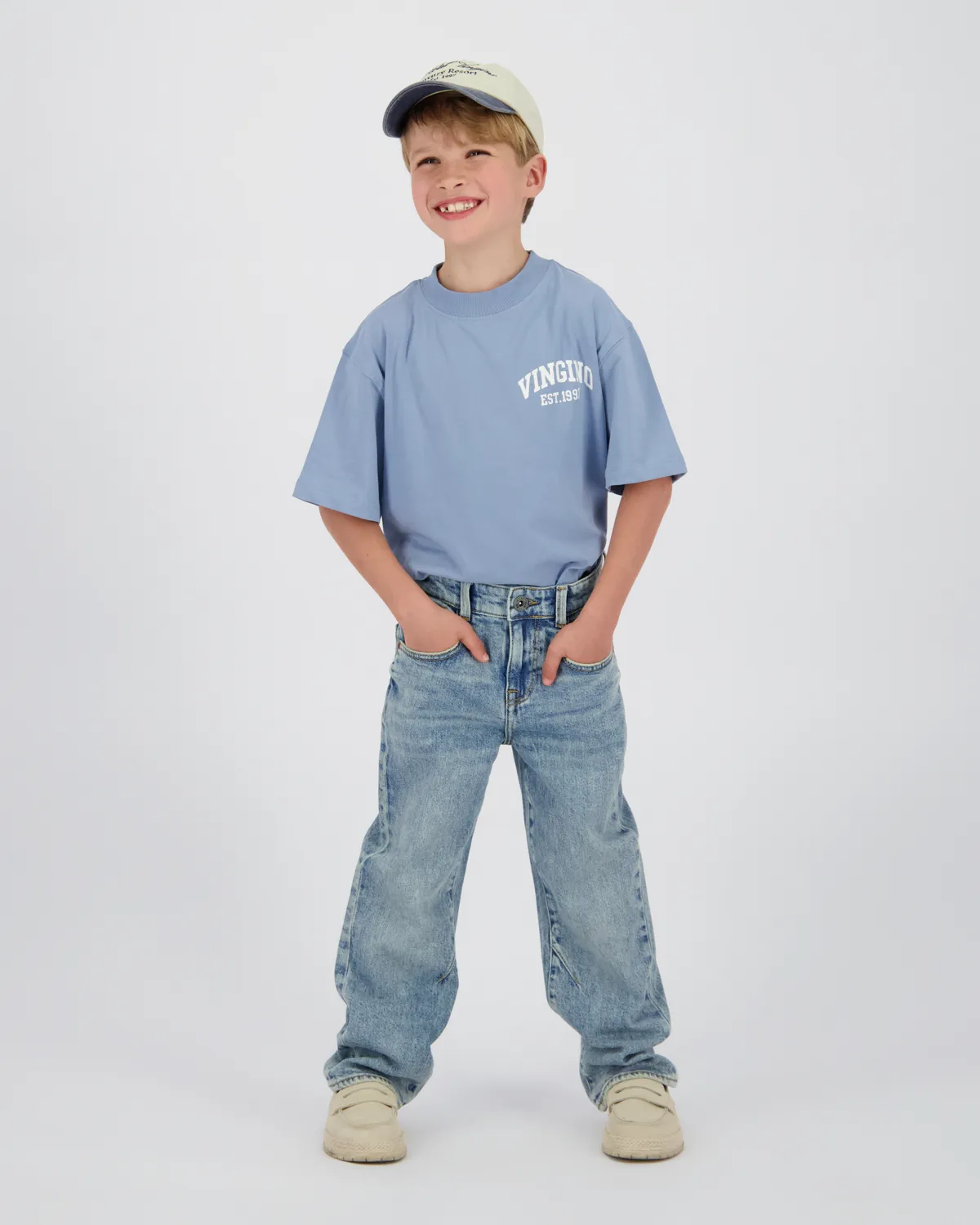 Jungen Relaxed Jeans Geraldo | Blau