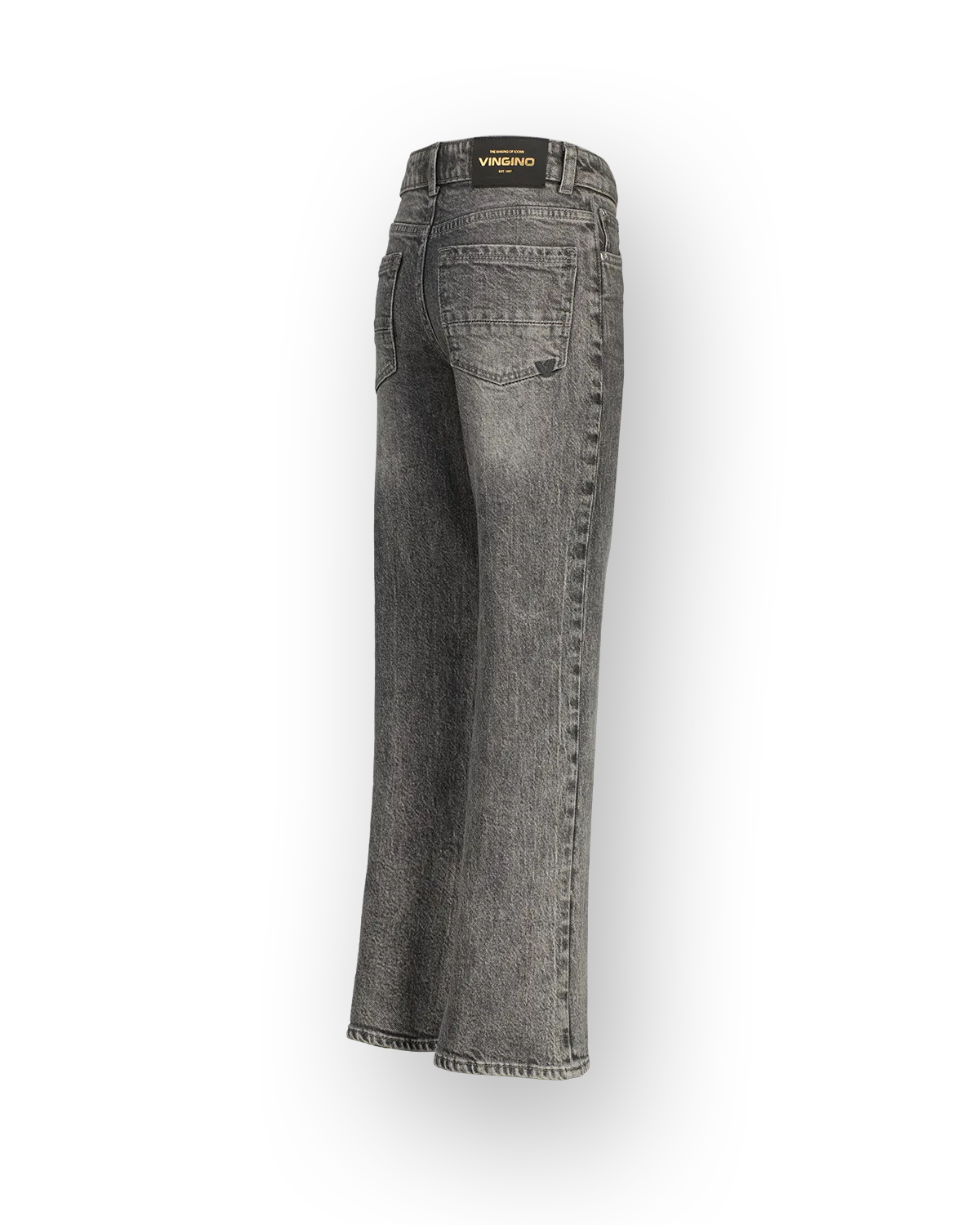 Mädchen Straight flare Jeans Carey | Grau