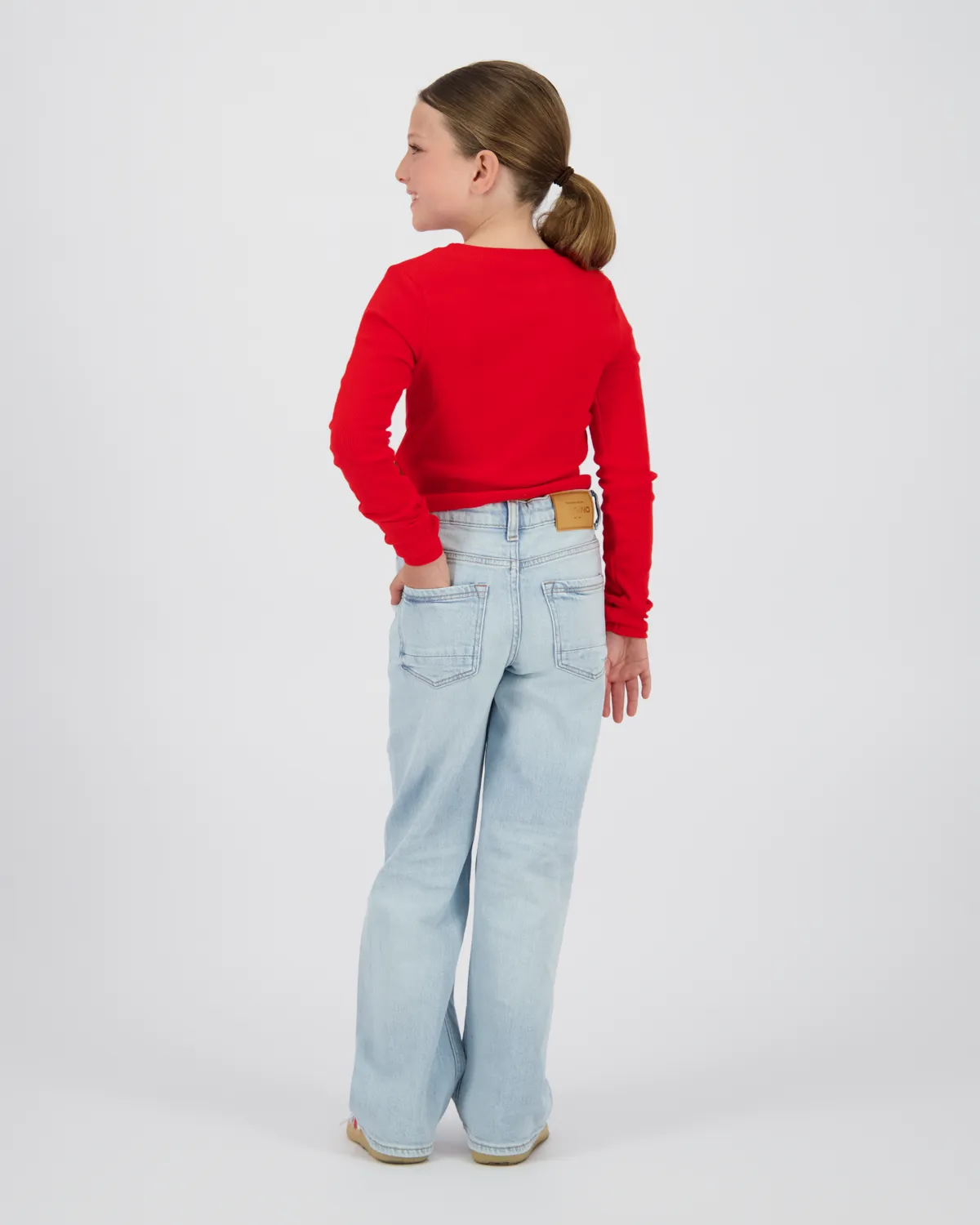 Mädchen Wide leg Jeans Cecile | Blau