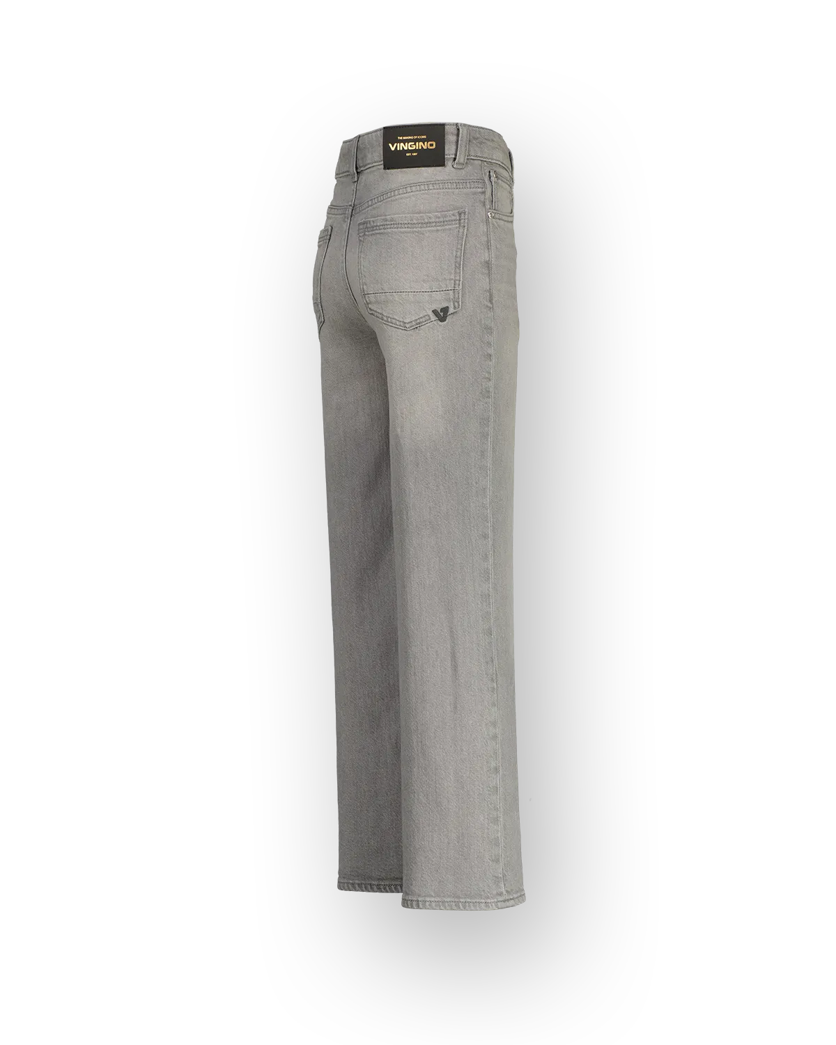 Mädchen Wide leg Jeans Cecile | Grau