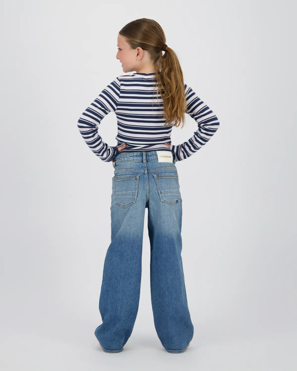 Mädchen Extra wide leg Jeans Carlice | Blau