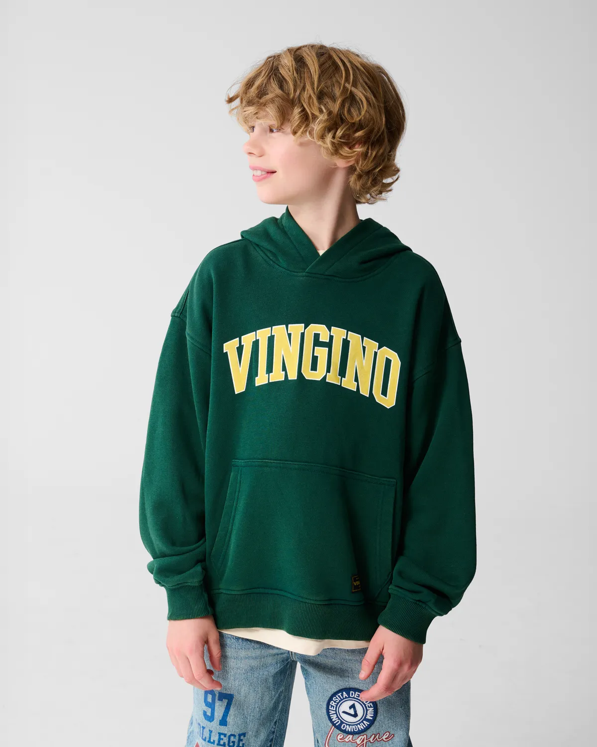 Jungen Oversized Sweatshirt Nurio | Grün