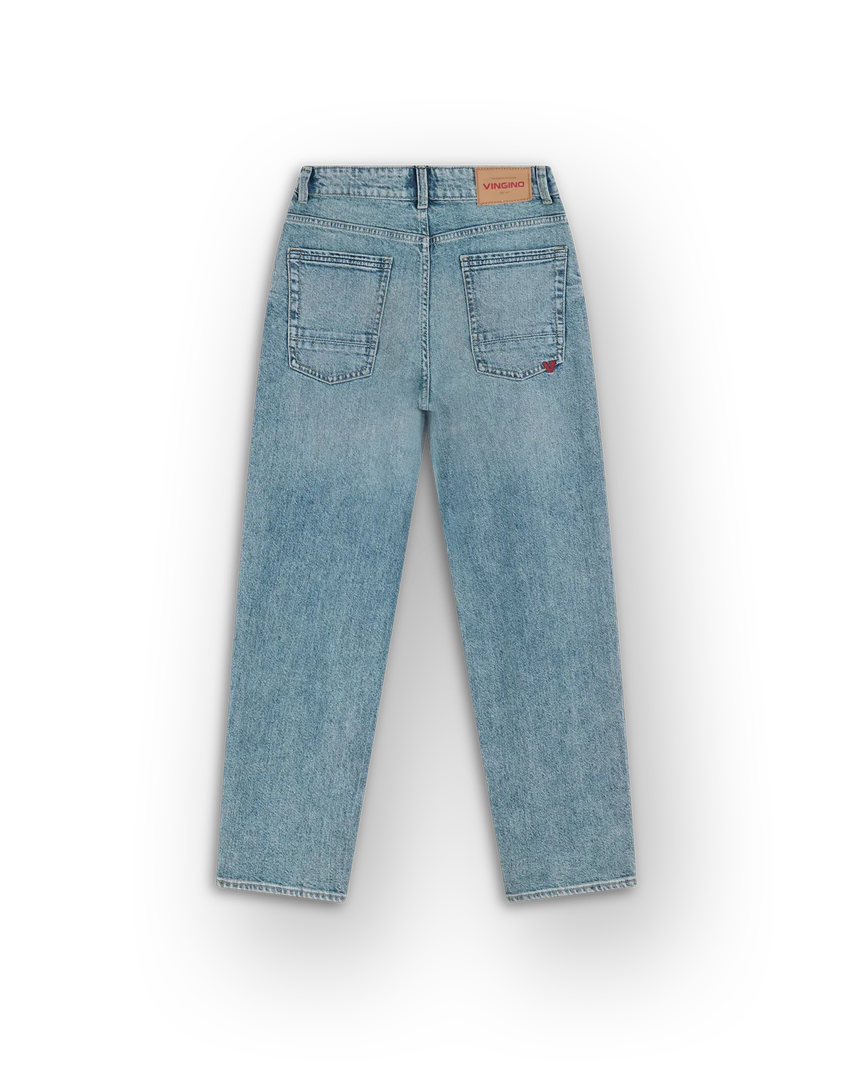 Jungen Baggy Jeans Karter badge | Blau