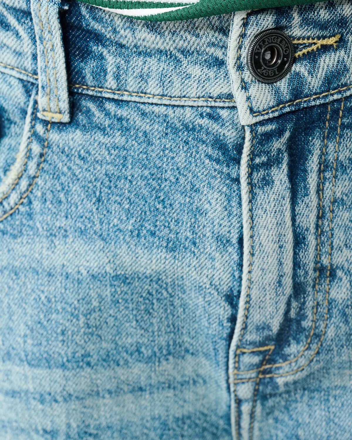 Jungen Baggy Jeans Karter badge | Blau
