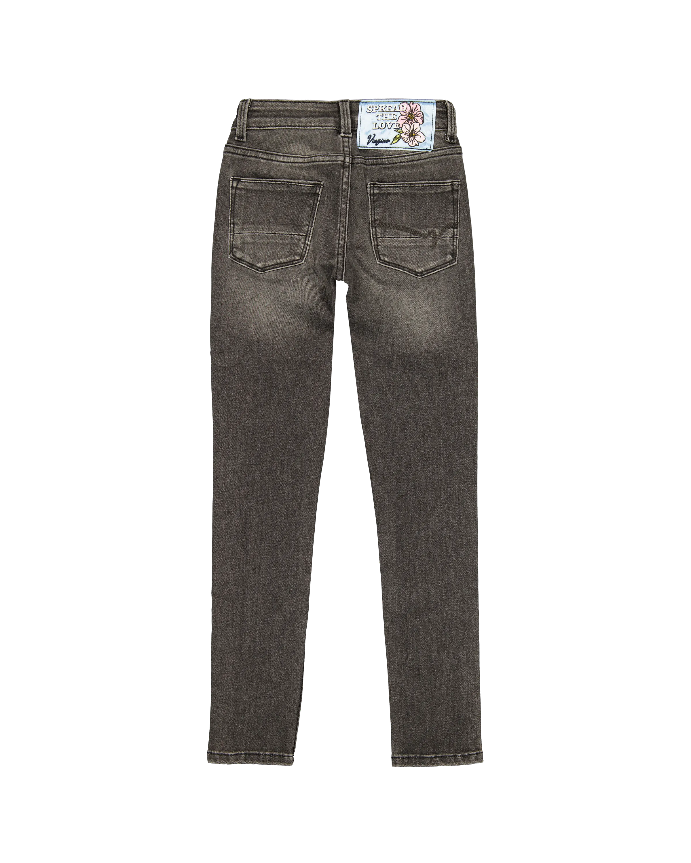 Mädchen Super Skinny Jeans Belize Yoke | Grau