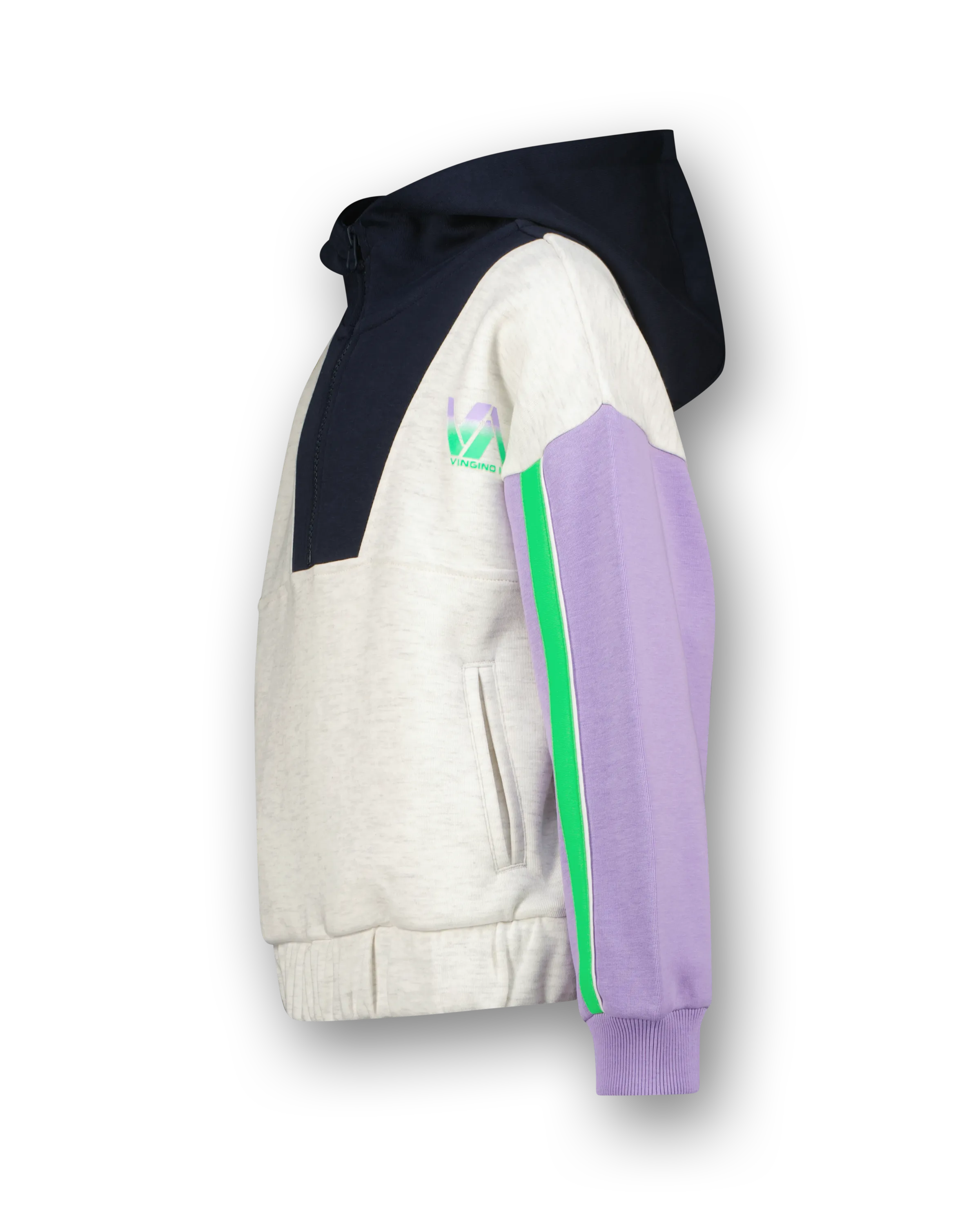 Mädchen Sweatshirt Nelke | Grau