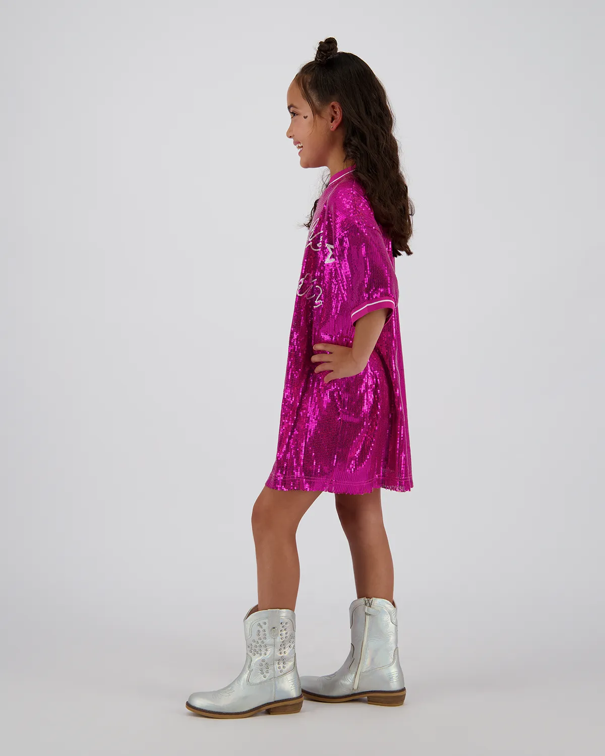 Mädchen Kleid Pommely | Rosa
