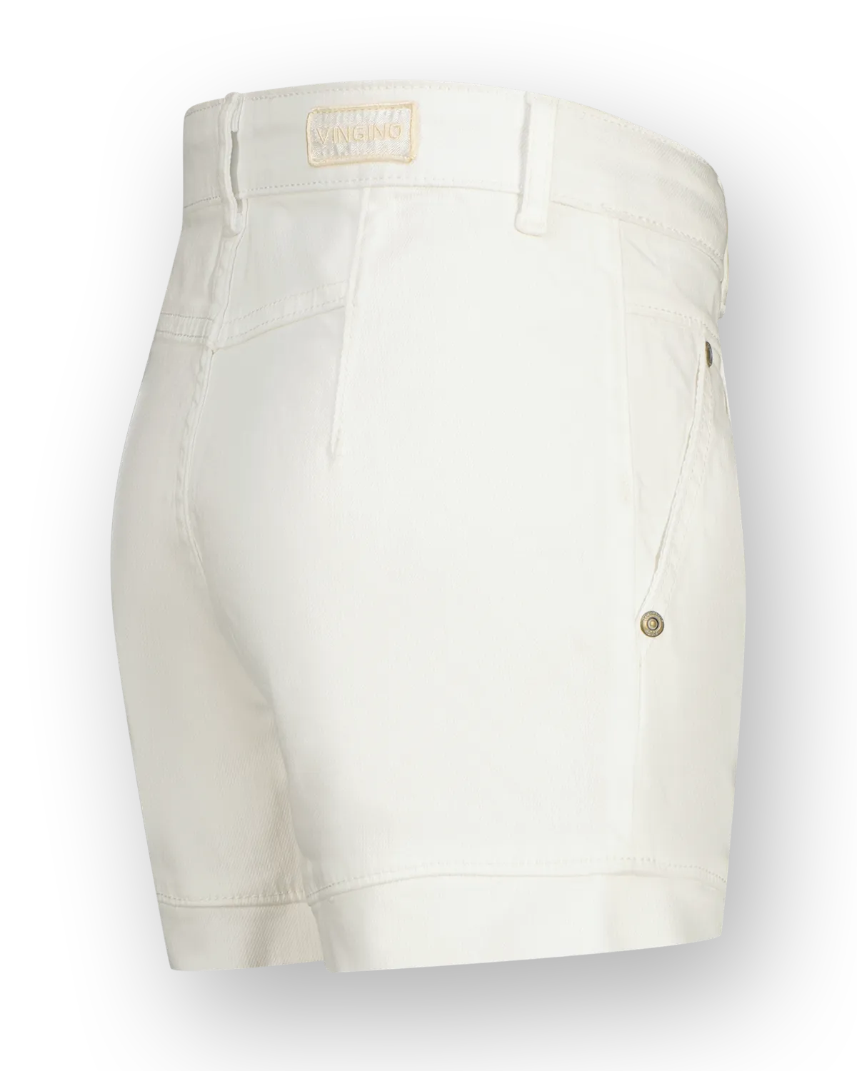 Mädchen Kurze hose high waist Dana | Weiß