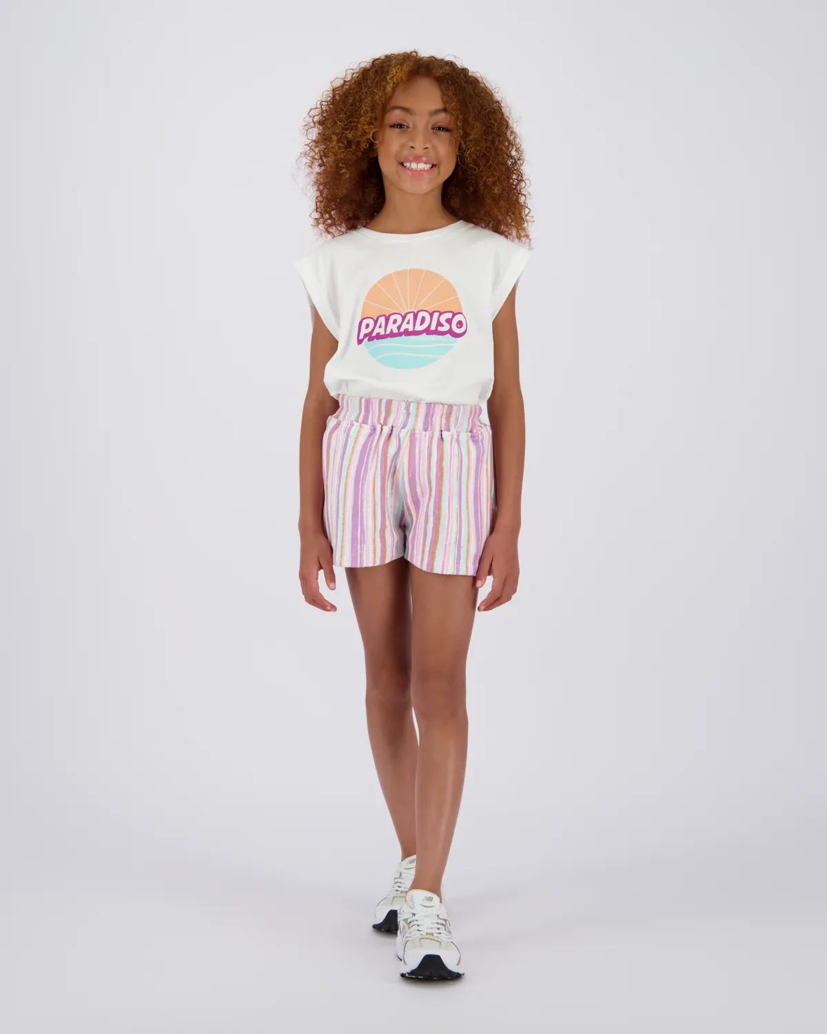 Mädchen Sleeveless T-shirt Henja | Weiß