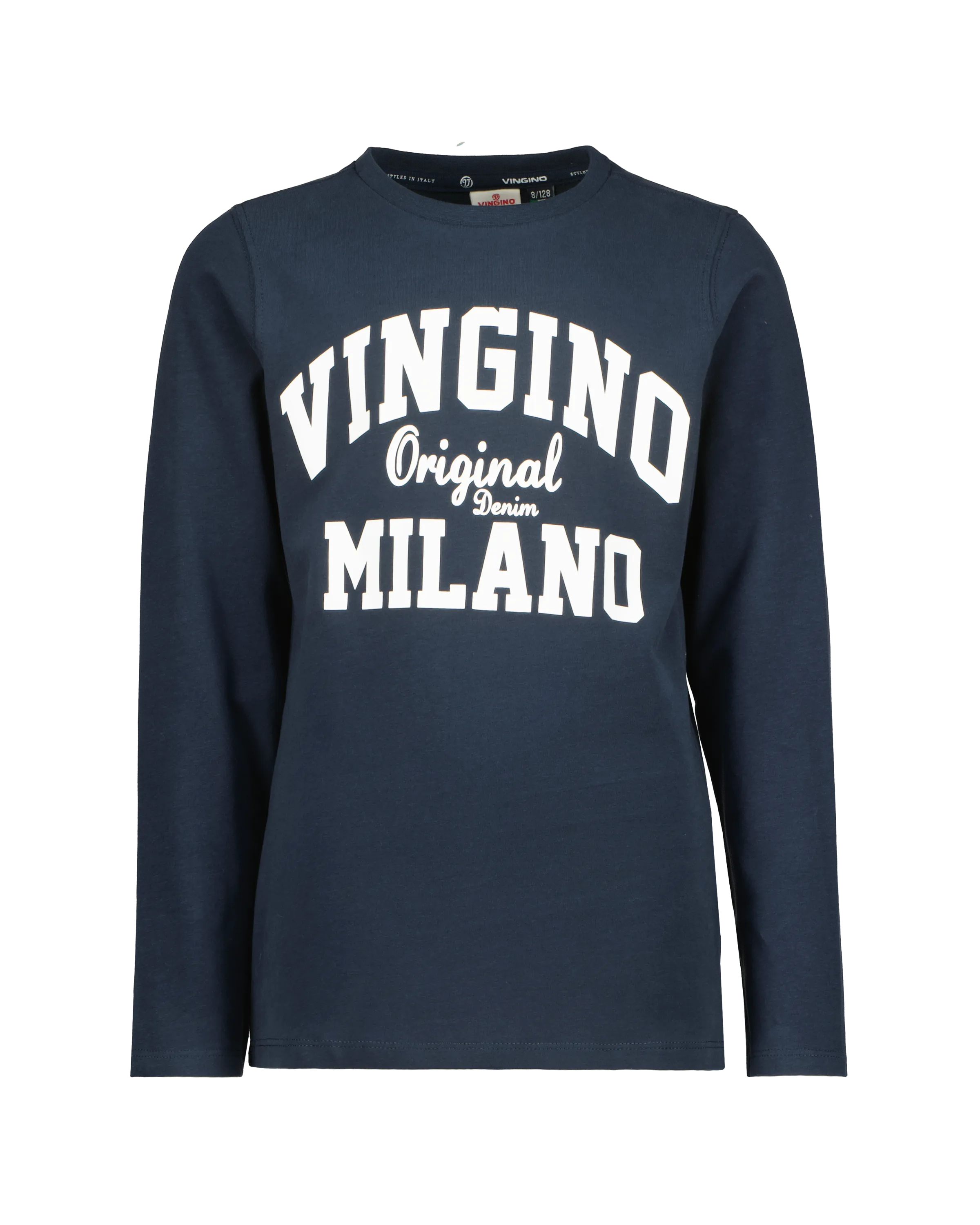 Jungen Classic logo Longsleeve | Blau