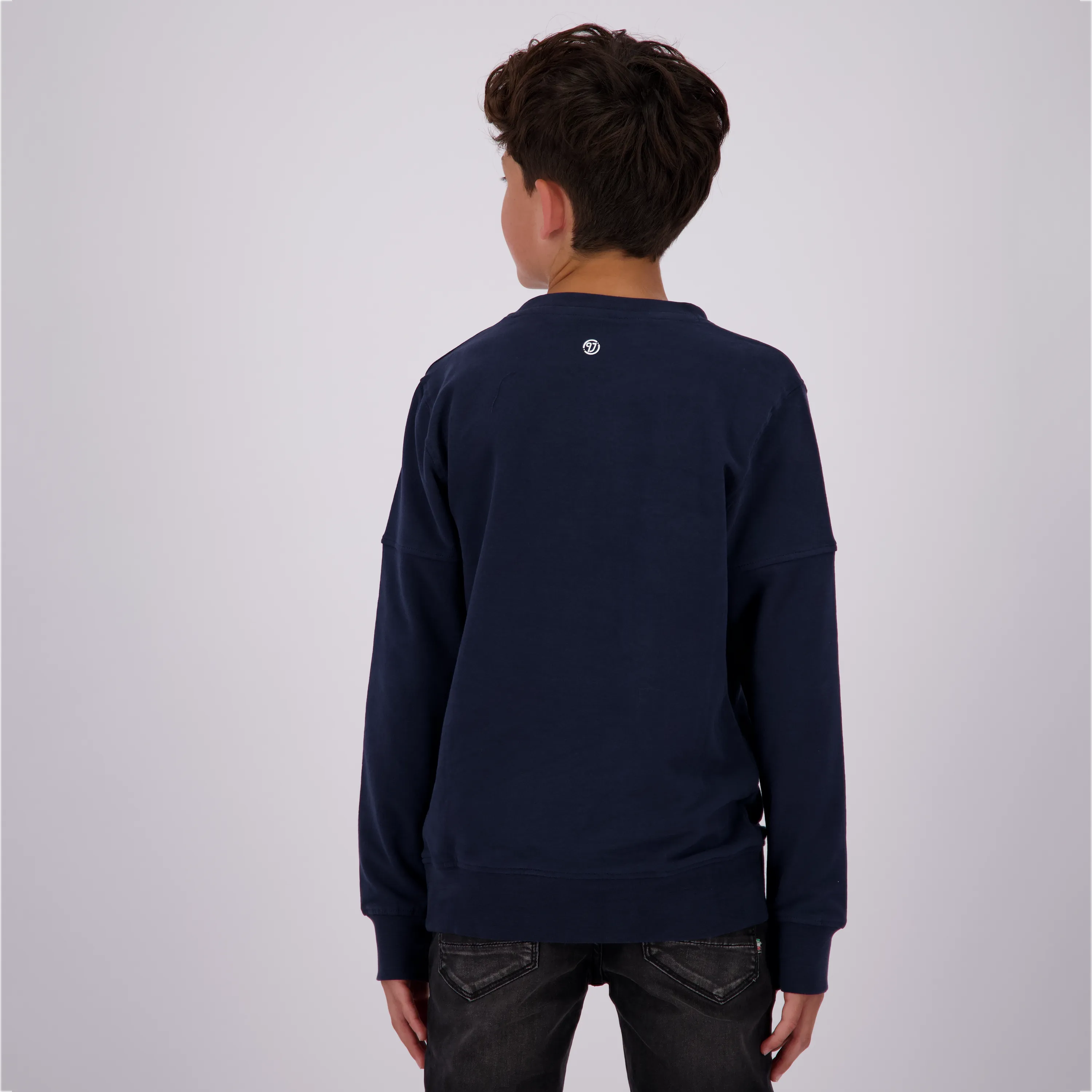 Jungen Crewneck basic logo sweatshirt | Blau