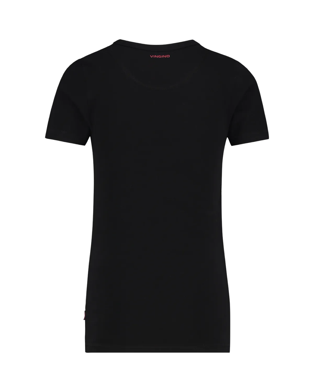 Jungen Top Short Sleeve V Neck Ts Boys | Schwarz