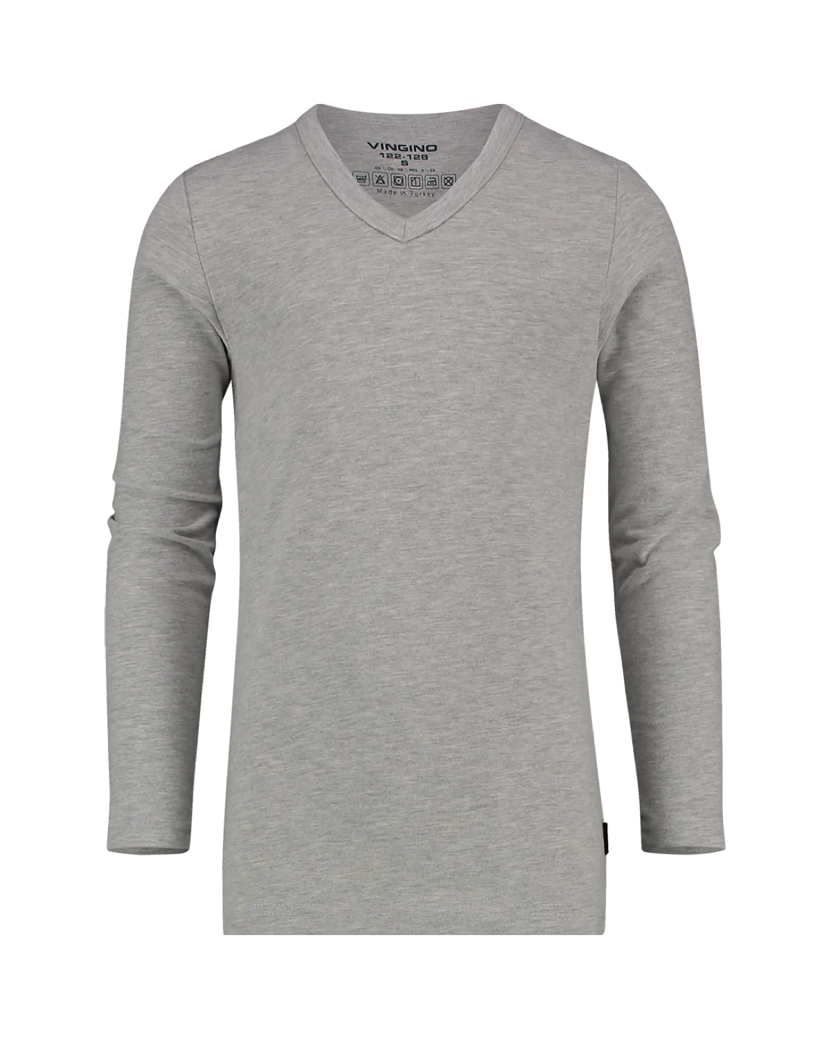 Jungen Top Long Sleeves V Neck Ts Boys | Schwarz