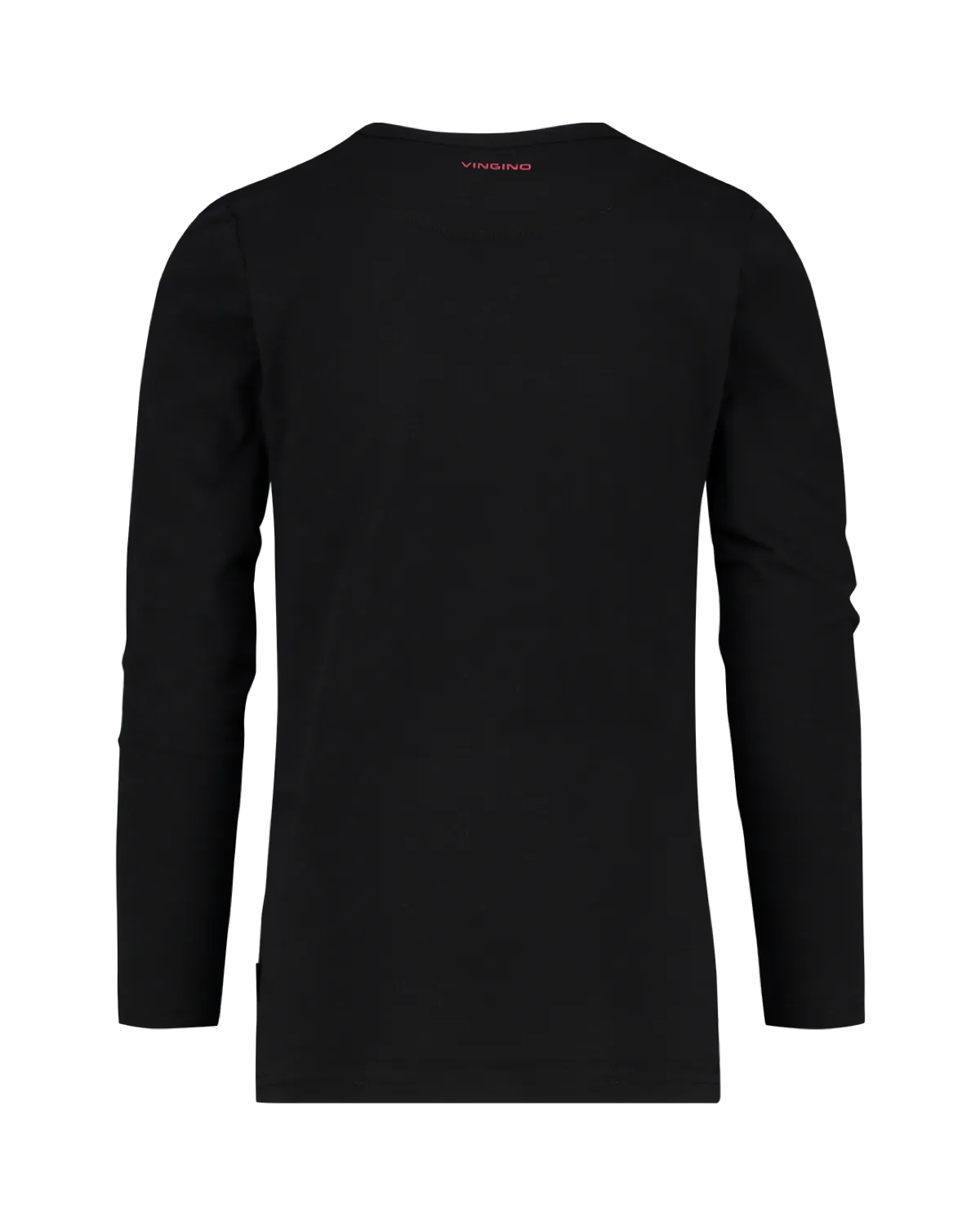 Jungen Top Long Sleeves V Neck Ts Boys | Schwarz