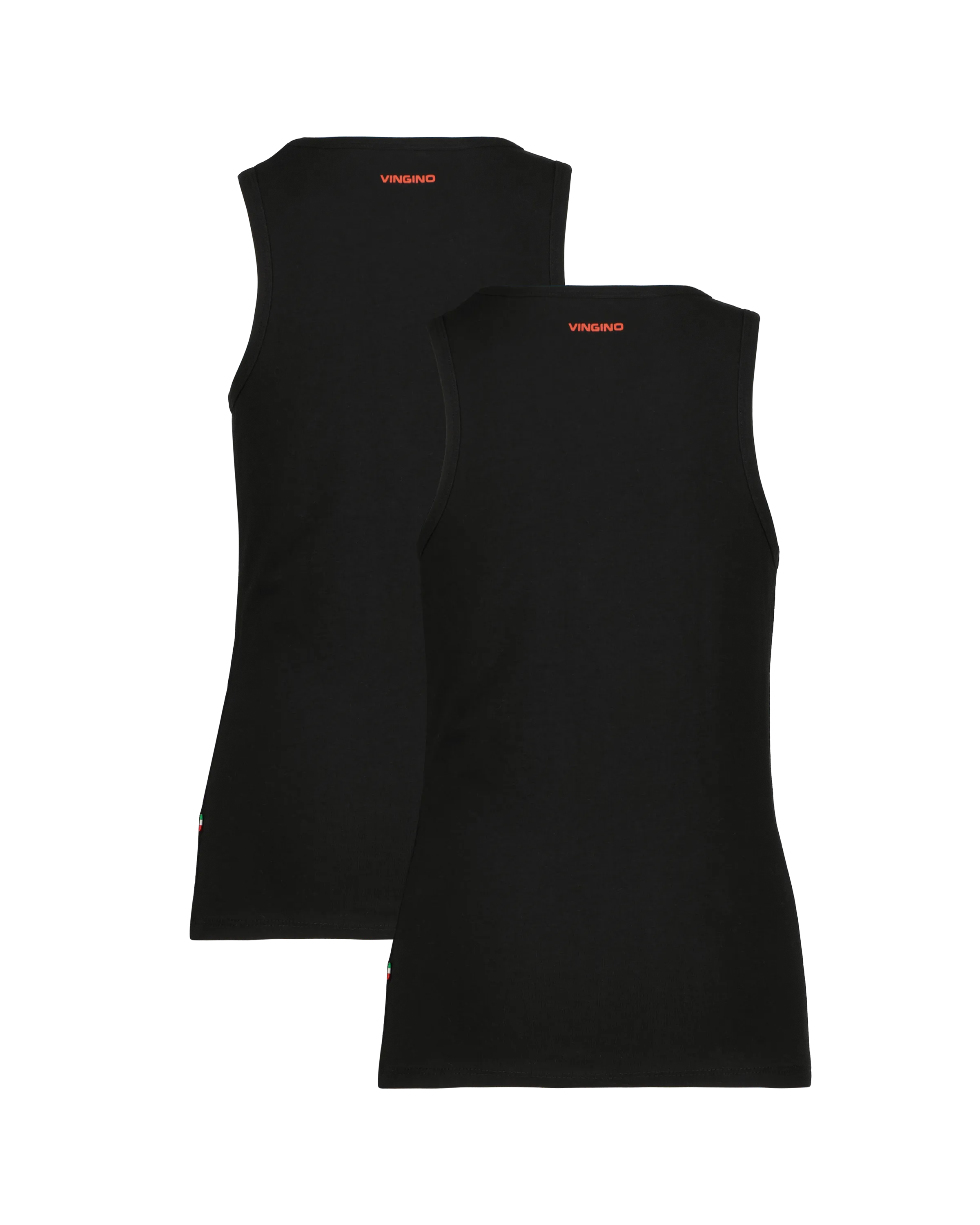 Jungen Boys tank 2 pack | Schwarz